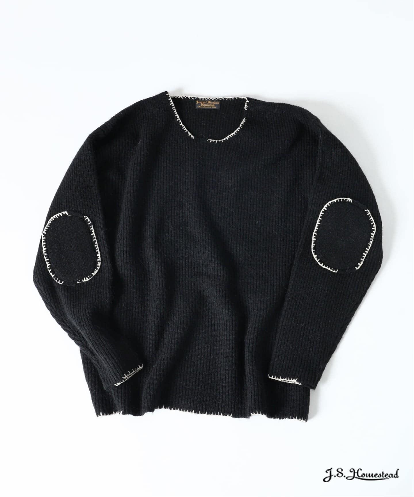 J.S.Homestead / ブランケット ステッチ リブ ニット（ニット