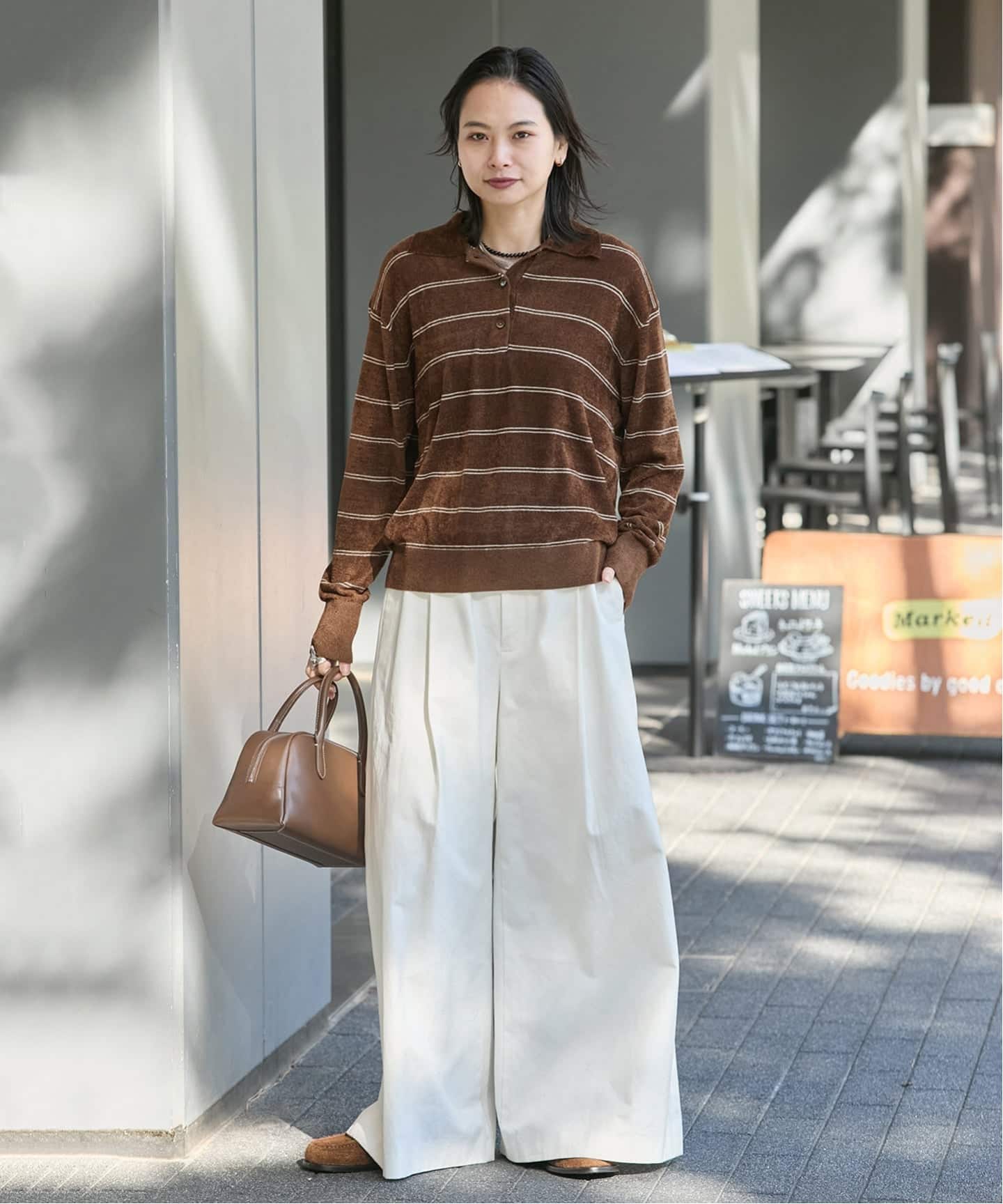 ベロアニットロングスリーブポロシャツ（ニット／セーター）｜JOURNAL