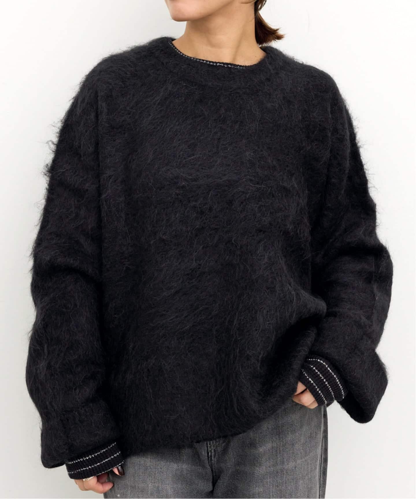TOTEME/トーテム】 BOXY ALPACA KNIT（ニット／セーター）｜L