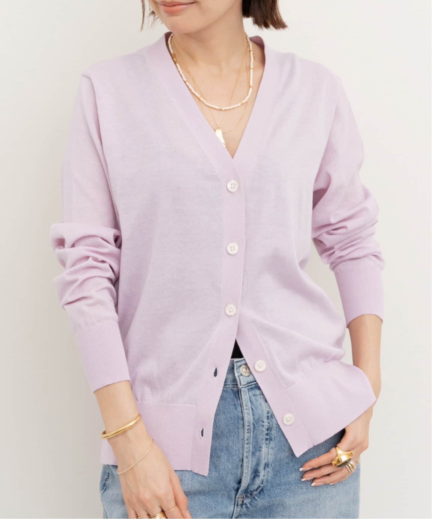 SLOANE/スローン】 V NECK CARDIGAN（カーディガン）｜L'Appartement