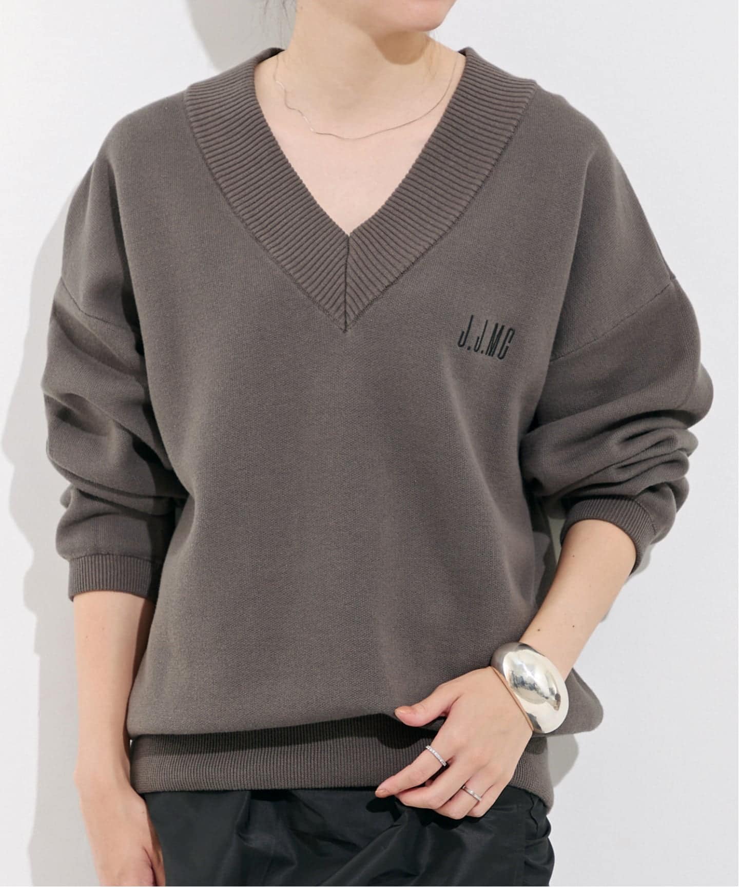 J.J.MERCER/ジェイジェイマーサー】 V NECK KNIT（ニット／セーター