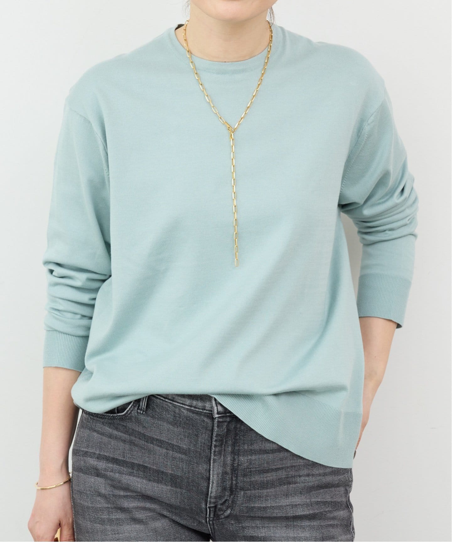 FF30 GIZA クルーネック プルオーバー（ニット／セーター）｜Deuxieme