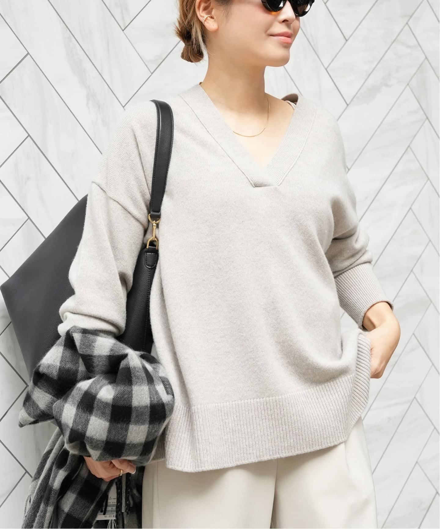 OLBIA Vネック プルオーバー（ニット／セーター）｜Deuxieme Classe