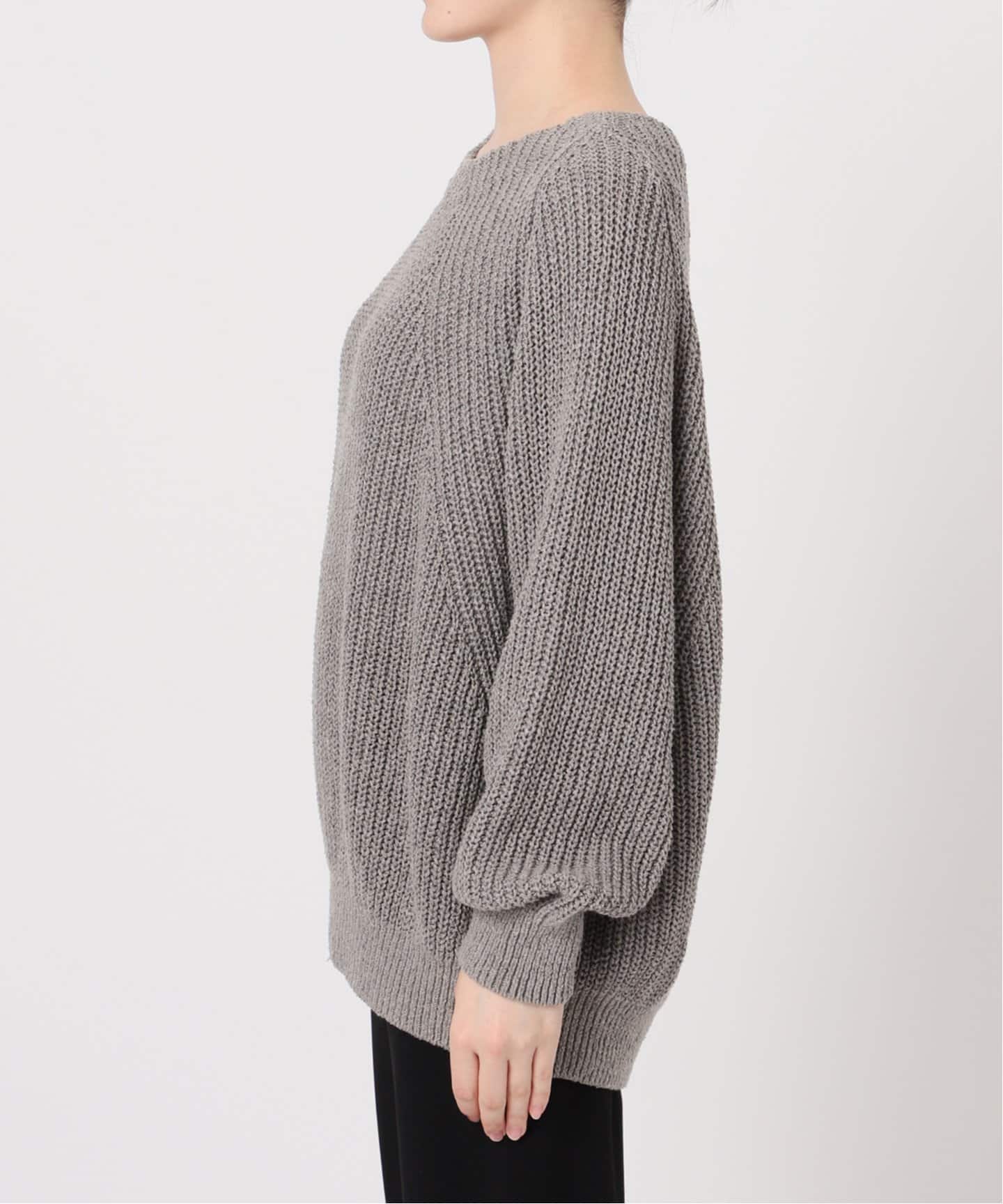 追加 Lily Linen アゼ プルオーバー（ニット／セーター）｜Deuxieme