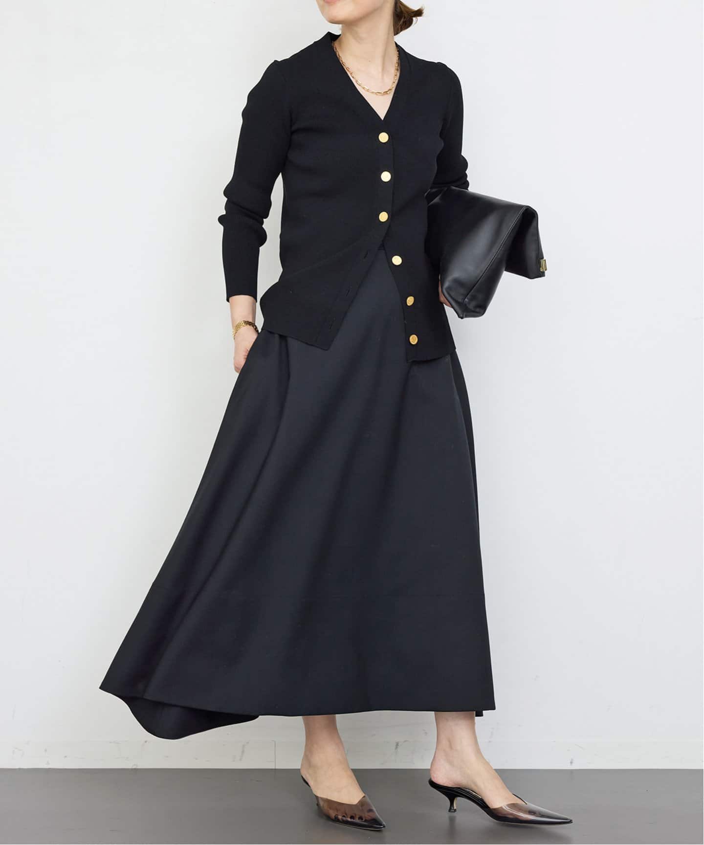 追加 *DINER RIB Vネックカーディガン（カーディガン）｜Deuxieme