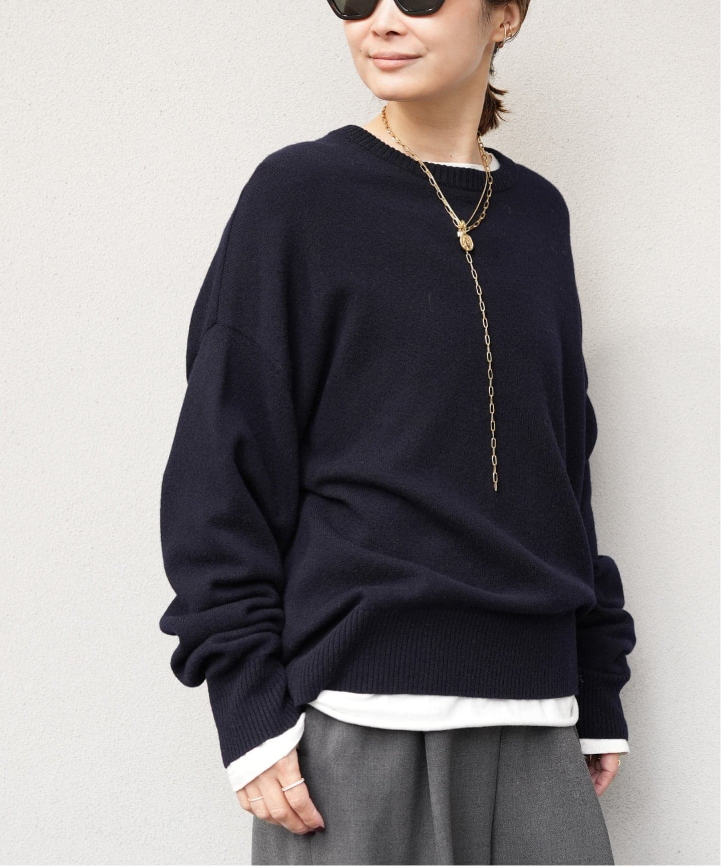 JUSPER クルーネック プルオーバー（ニット／セーター）｜Deuxieme