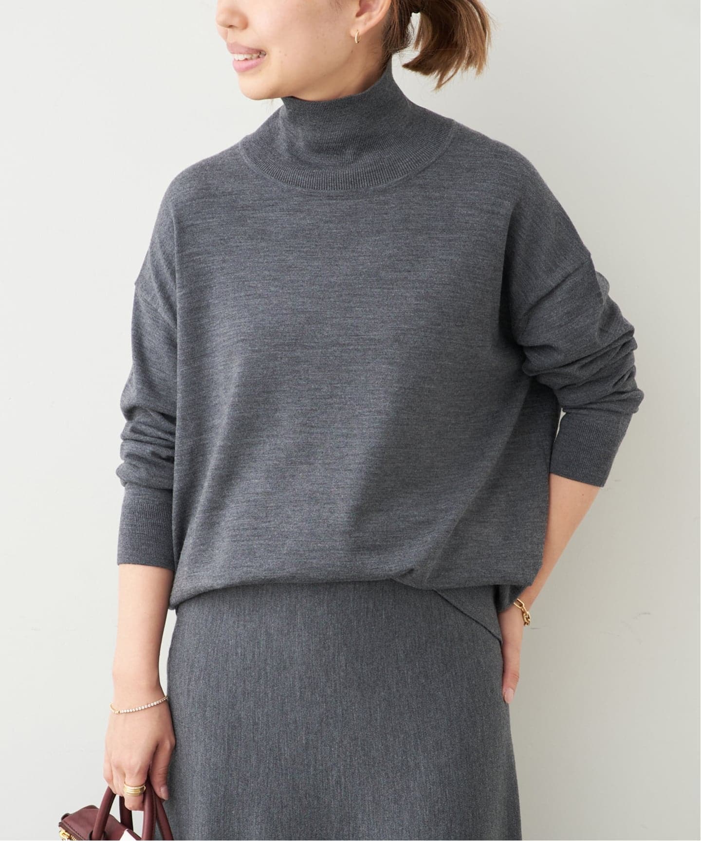 WONDER タートルネック プルオーバー（ニット／セーター）｜Deuxieme
