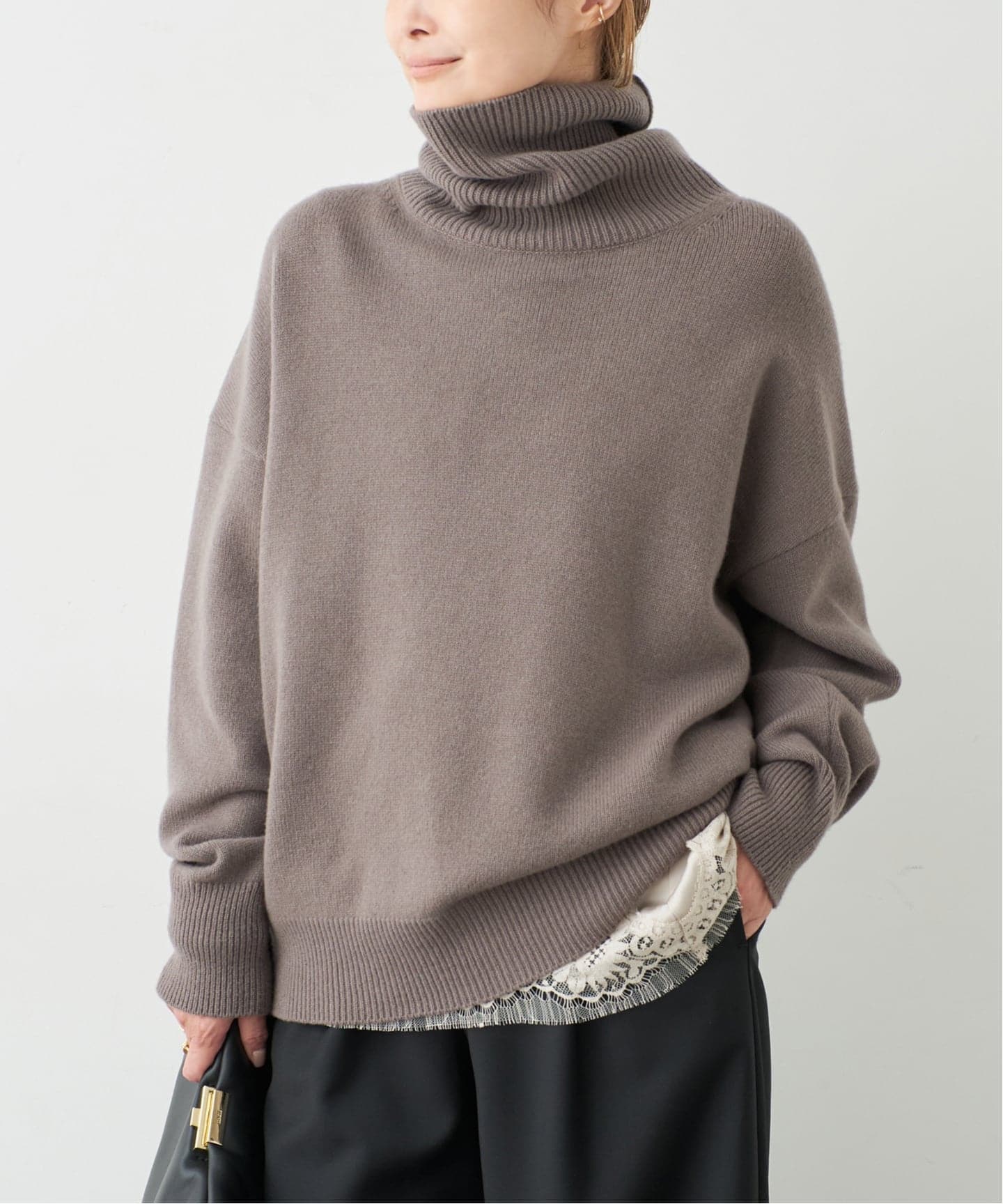 ミドルゲージタートル（ニット／セーター）｜Deuxieme Classe