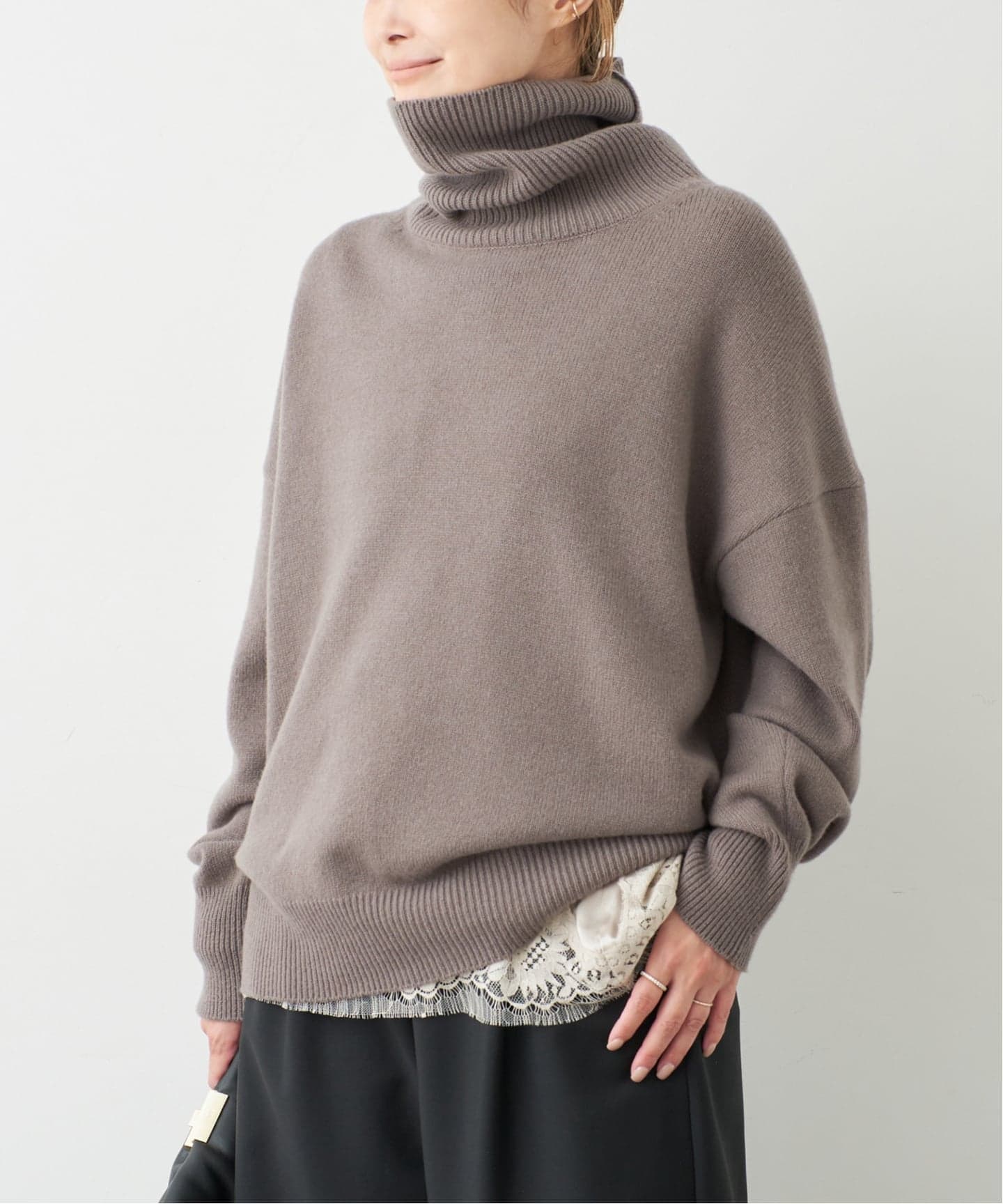 ミドルゲージタートル（ニット／セーター）｜Deuxieme Classe