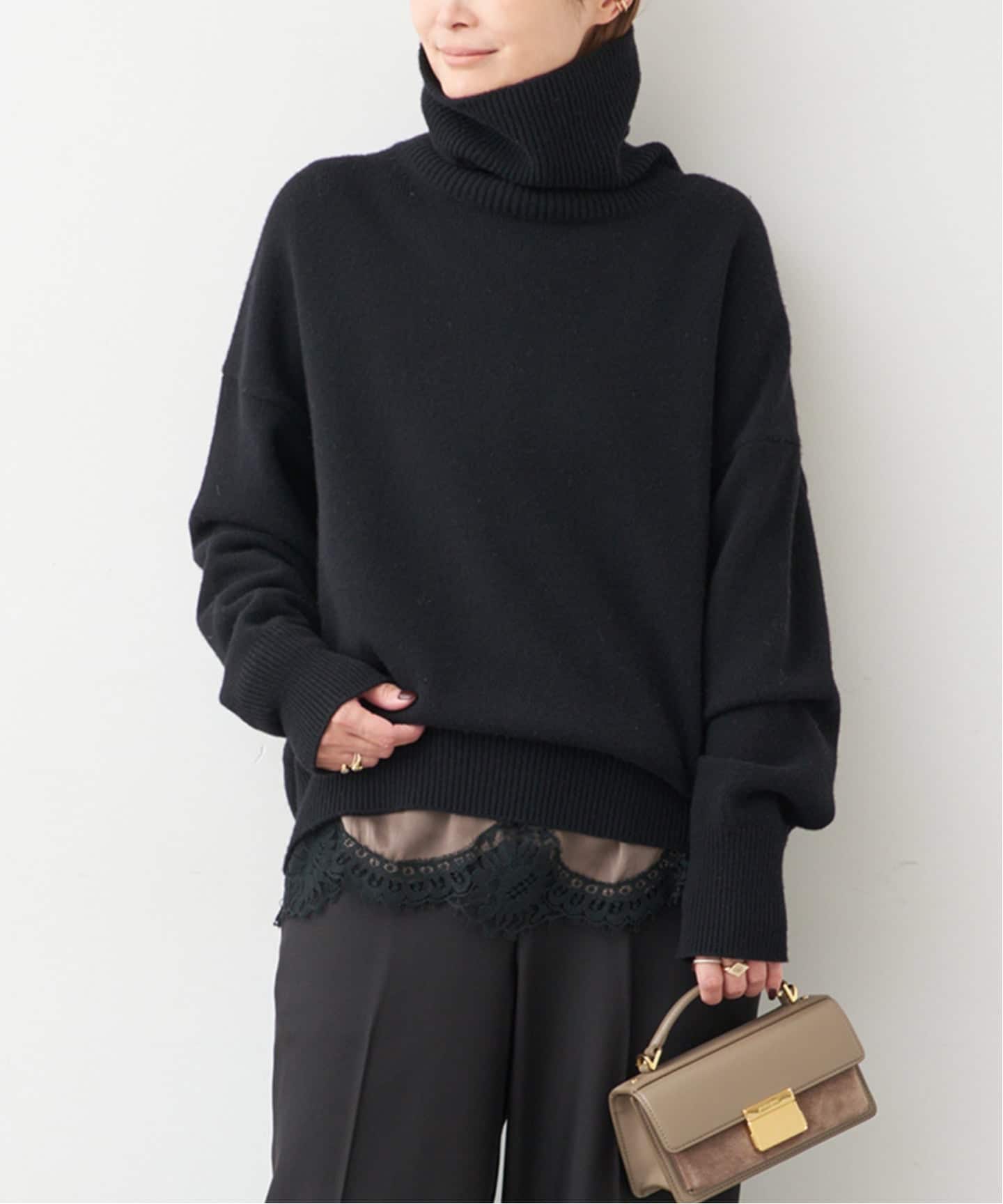 ミドルゲージタートル（ニット／セーター）｜Deuxieme Classe