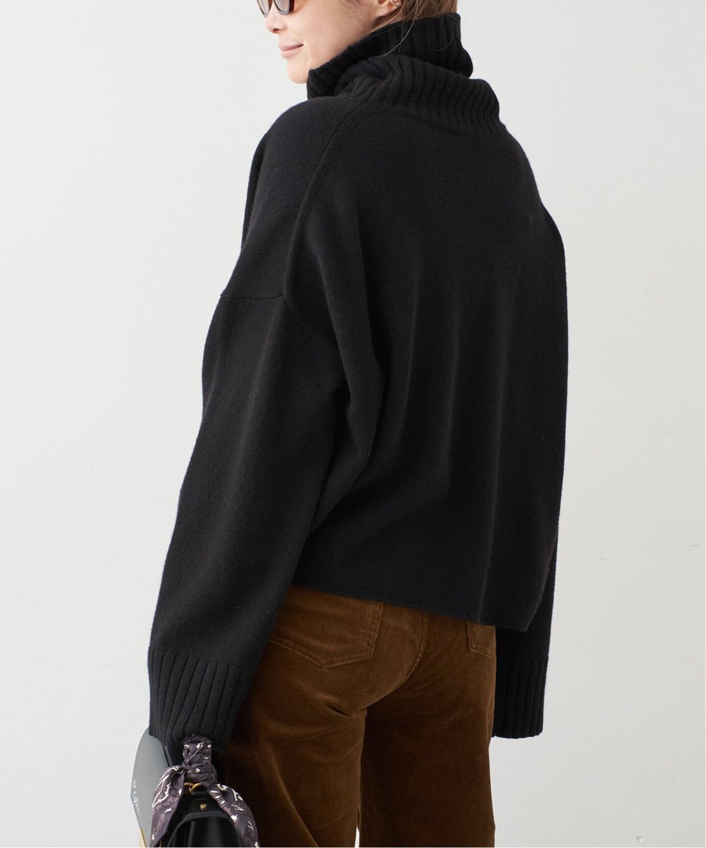 Cropped タートルネック ニット（ニット／セーター）｜Deuxieme Classe