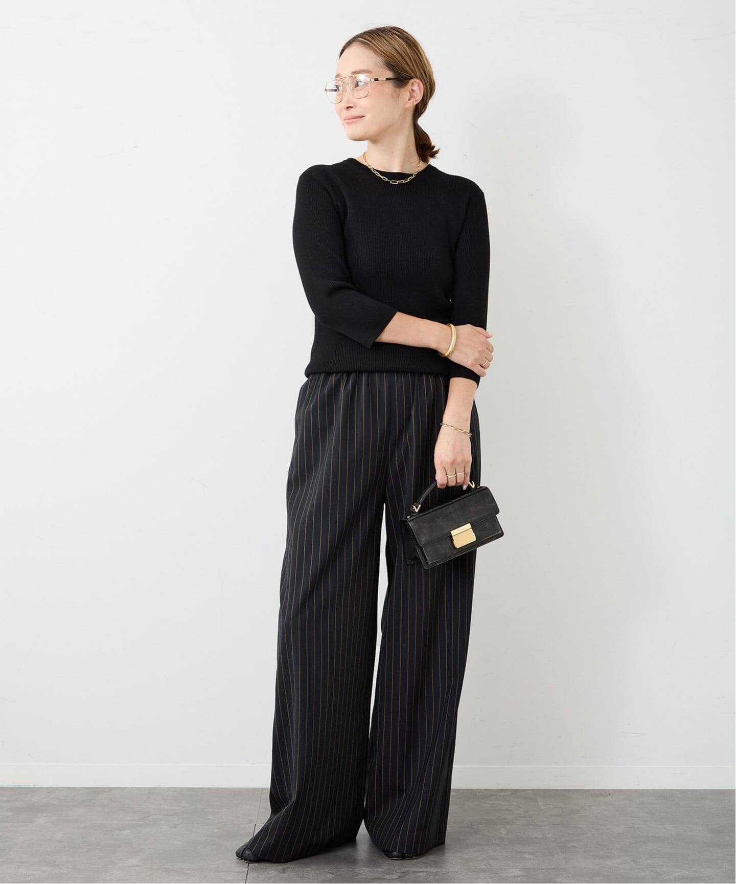 Rib クルーネック プルオーバー（ニット／セーター）｜Deuxieme Classe