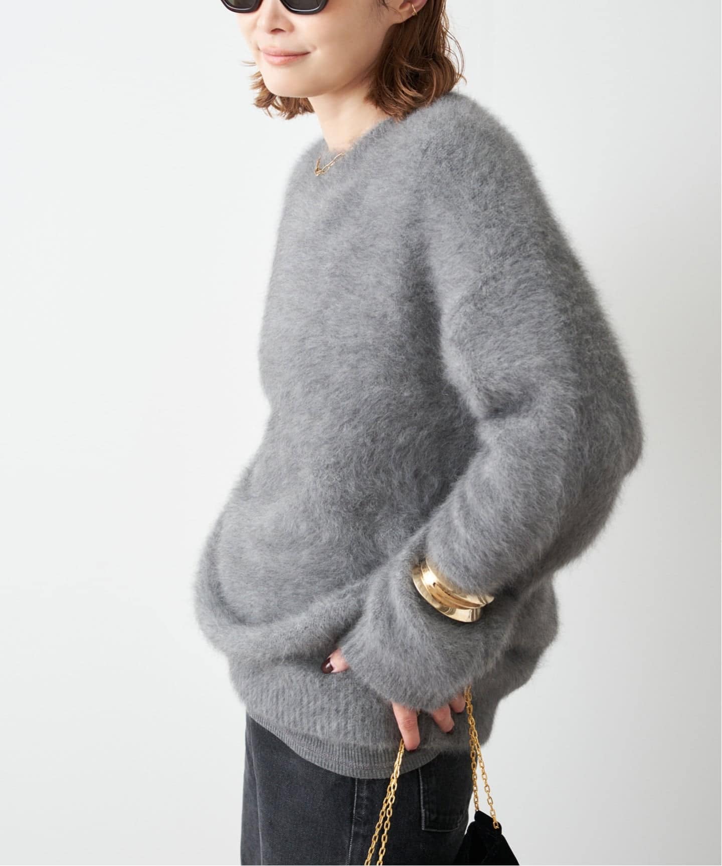 DUET クルーネック セーター（ニット／セーター）｜Deuxieme Classe