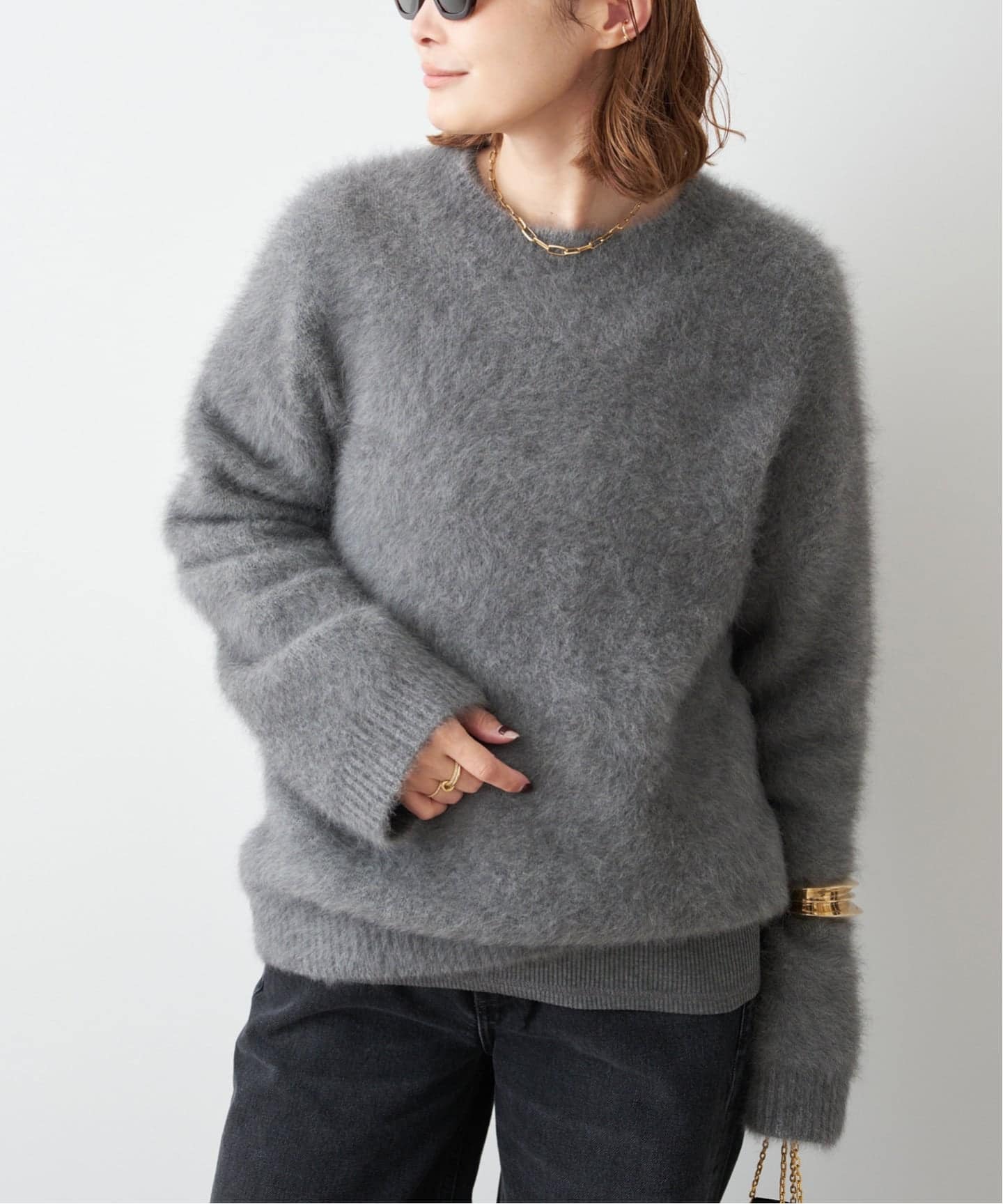 DUET クルーネック セーター（ニット／セーター）｜Deuxieme Classe