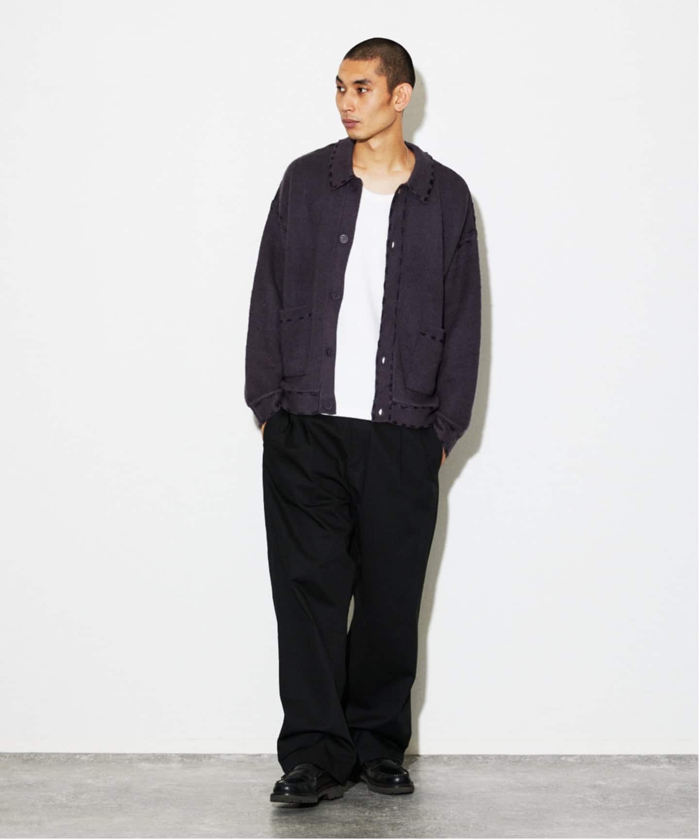 ハンド ステッチ ブラッシュド カーディガン（カーディガン）｜JOURNAL