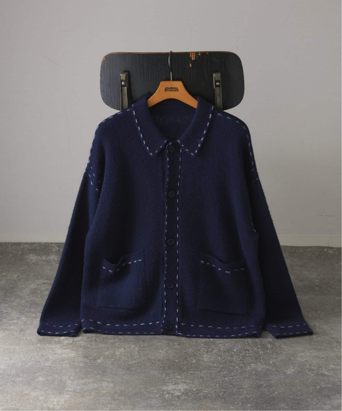 ハンド ステッチ ブラッシュド カーディガン（カーディガン）｜JOURNAL