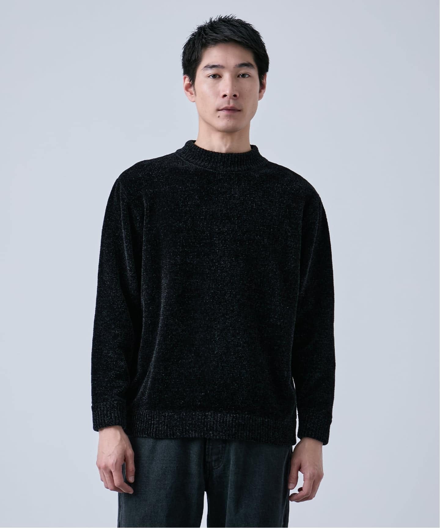 モールクルーネックニット（ニット／セーター）｜B.C STOCK（ベーセー