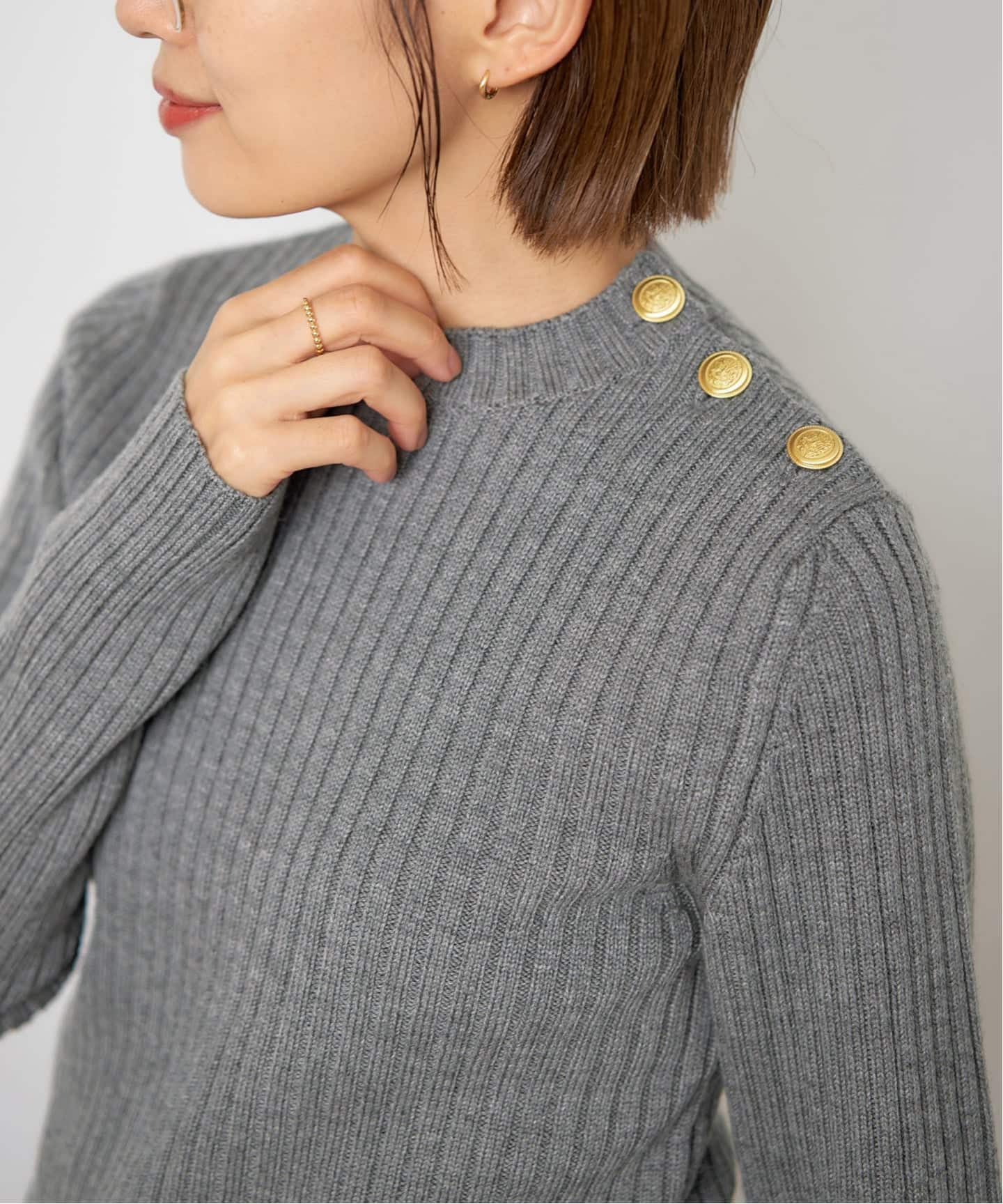 ワイドリブプルオーバー（ニット／セーター）｜IENA（イエナ）の通販