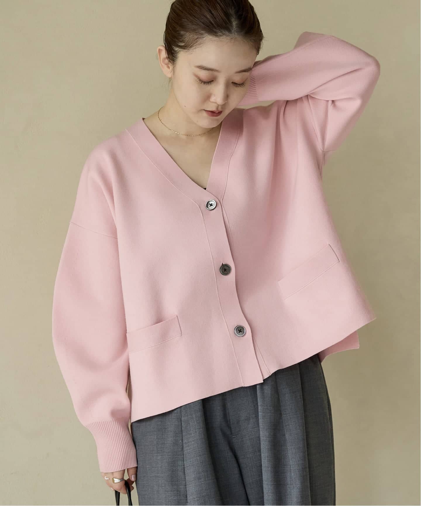 追加4》スーパーファインスムース ショートカーディガン（カーディガン