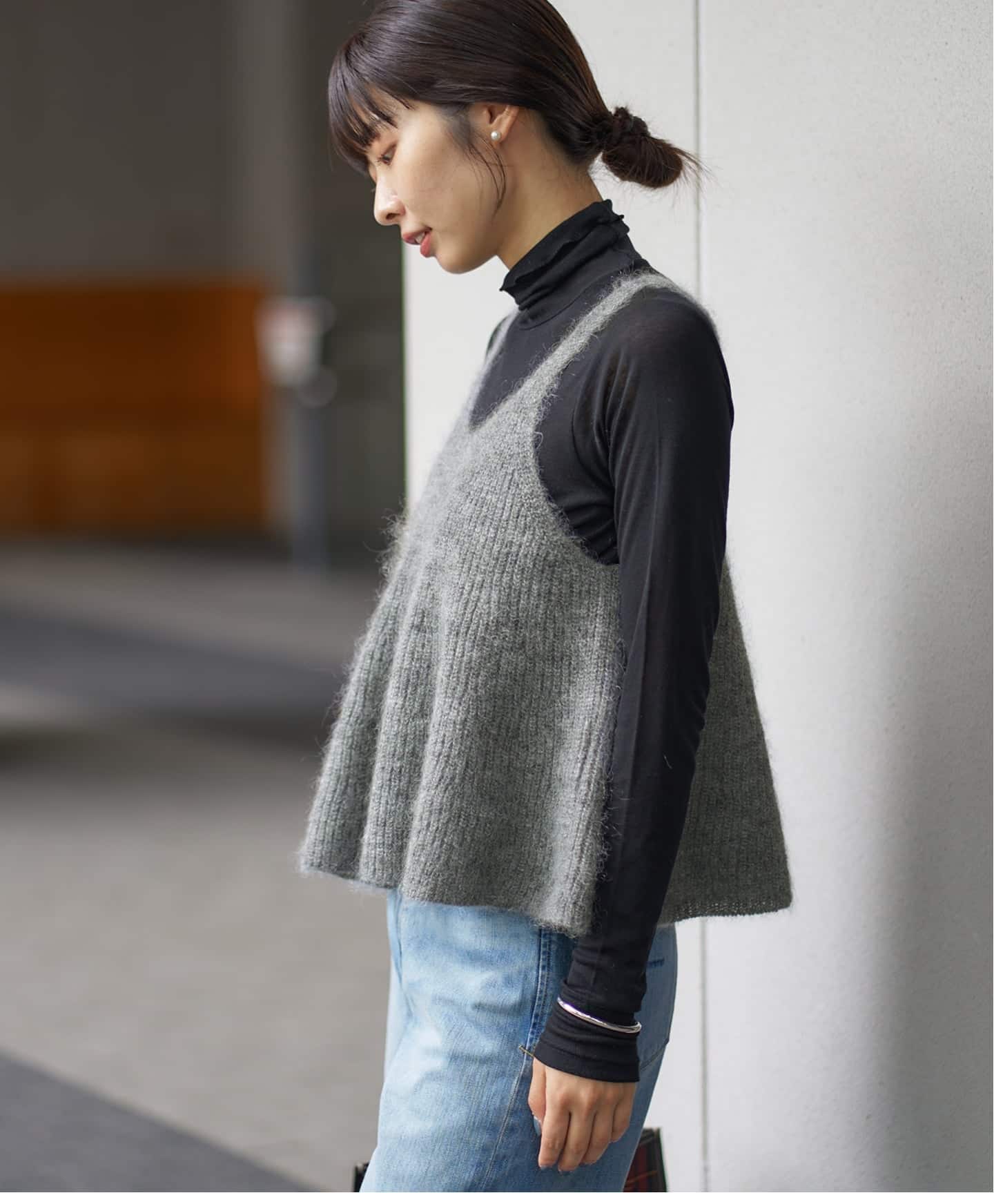 モヘヤミックスフレアタンク（ベスト）｜IENA（イエナ）の通販