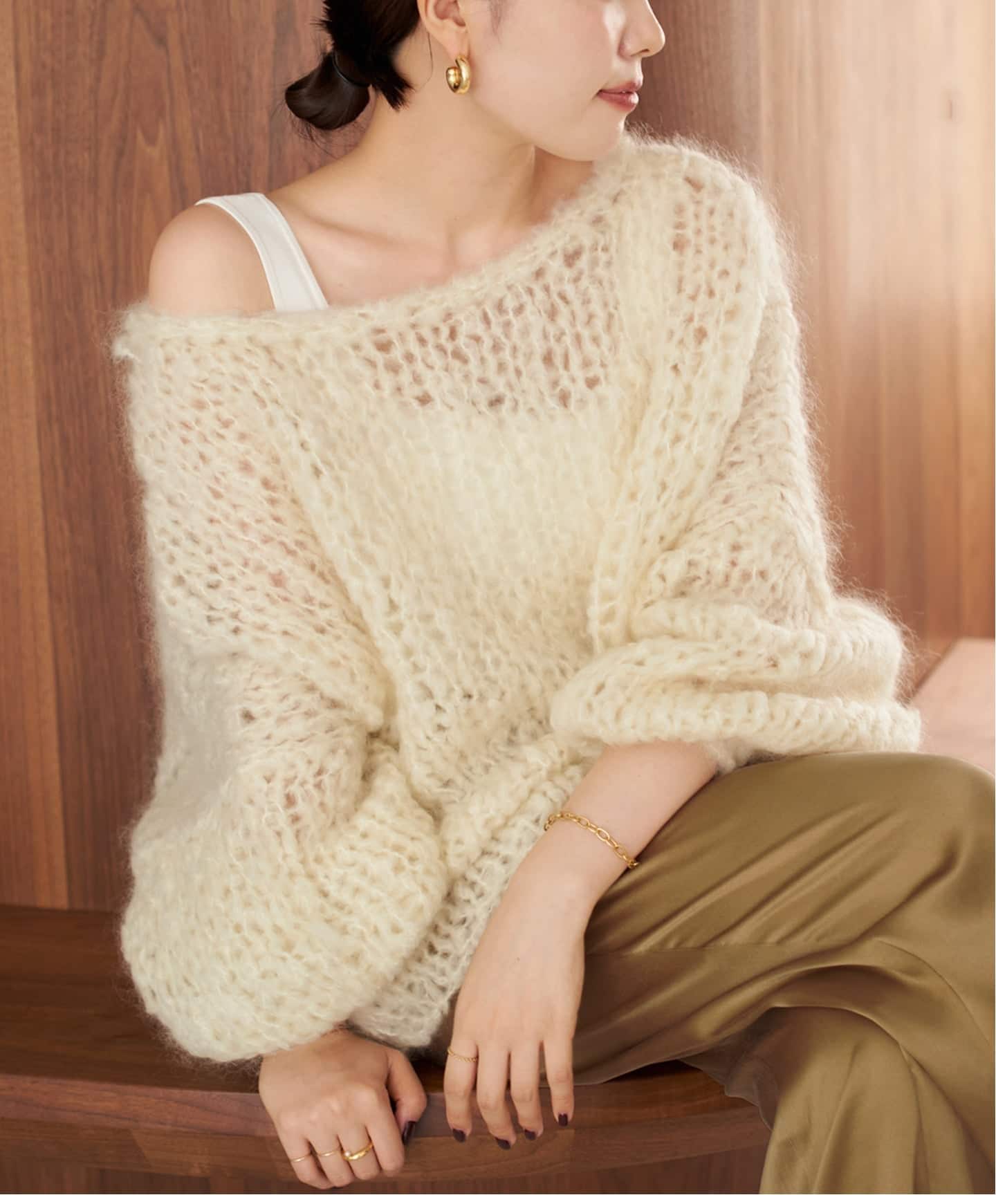 追加》HAND KNIT ジャンボタム プルオーバー2（ニット／セーター