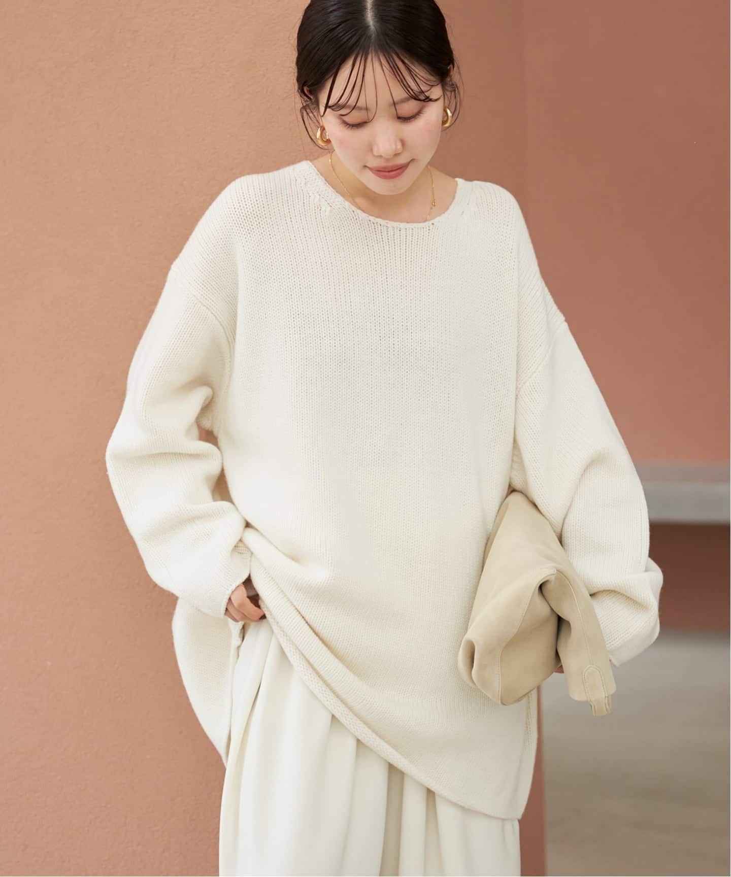 追加》WOOL CASHMERE SOFT TUNIC ニット（ニット／セーター）｜Plage