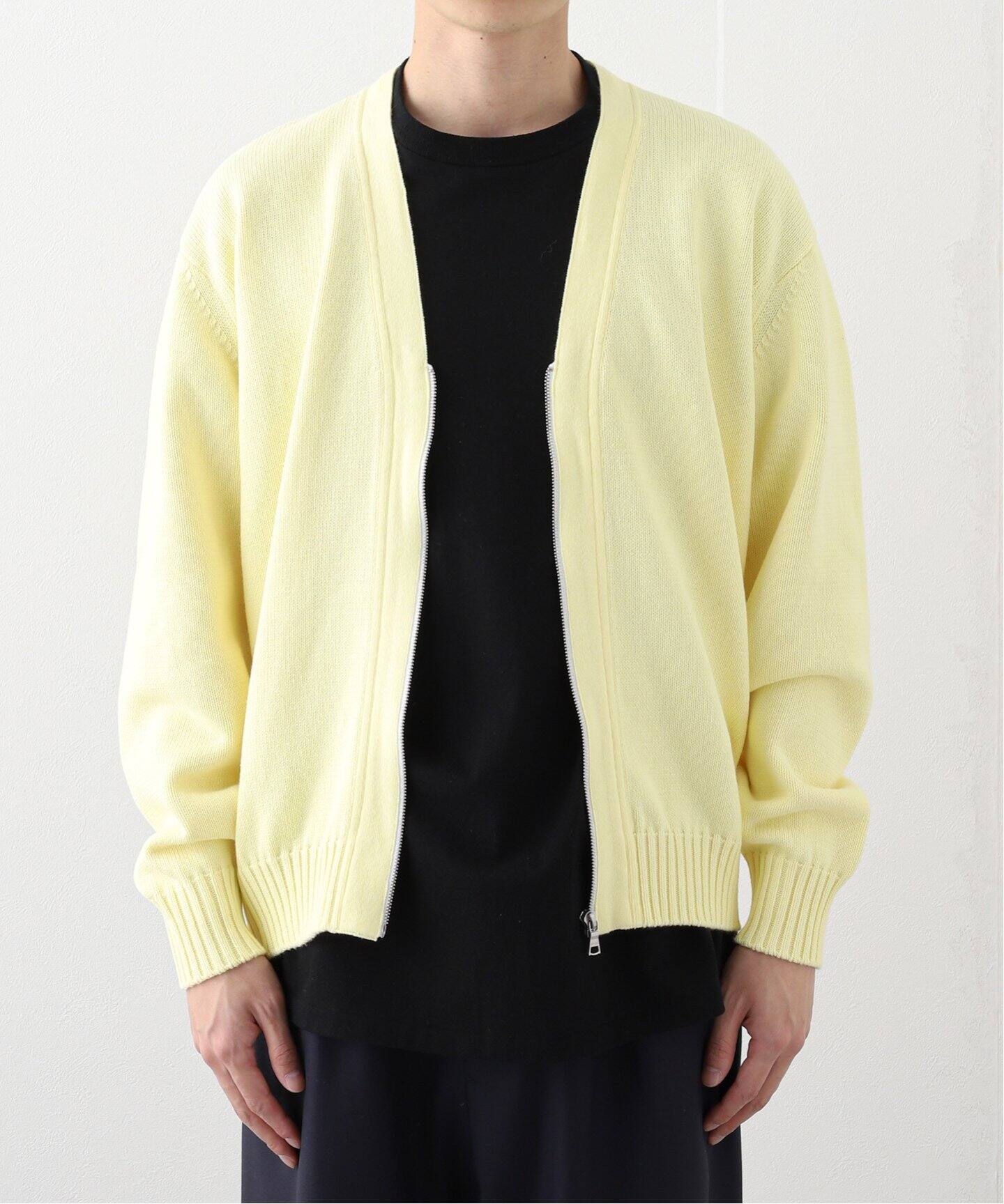 RE-PURPOSE / リパーパス】ジップ カーディガン（カーディガン）｜L