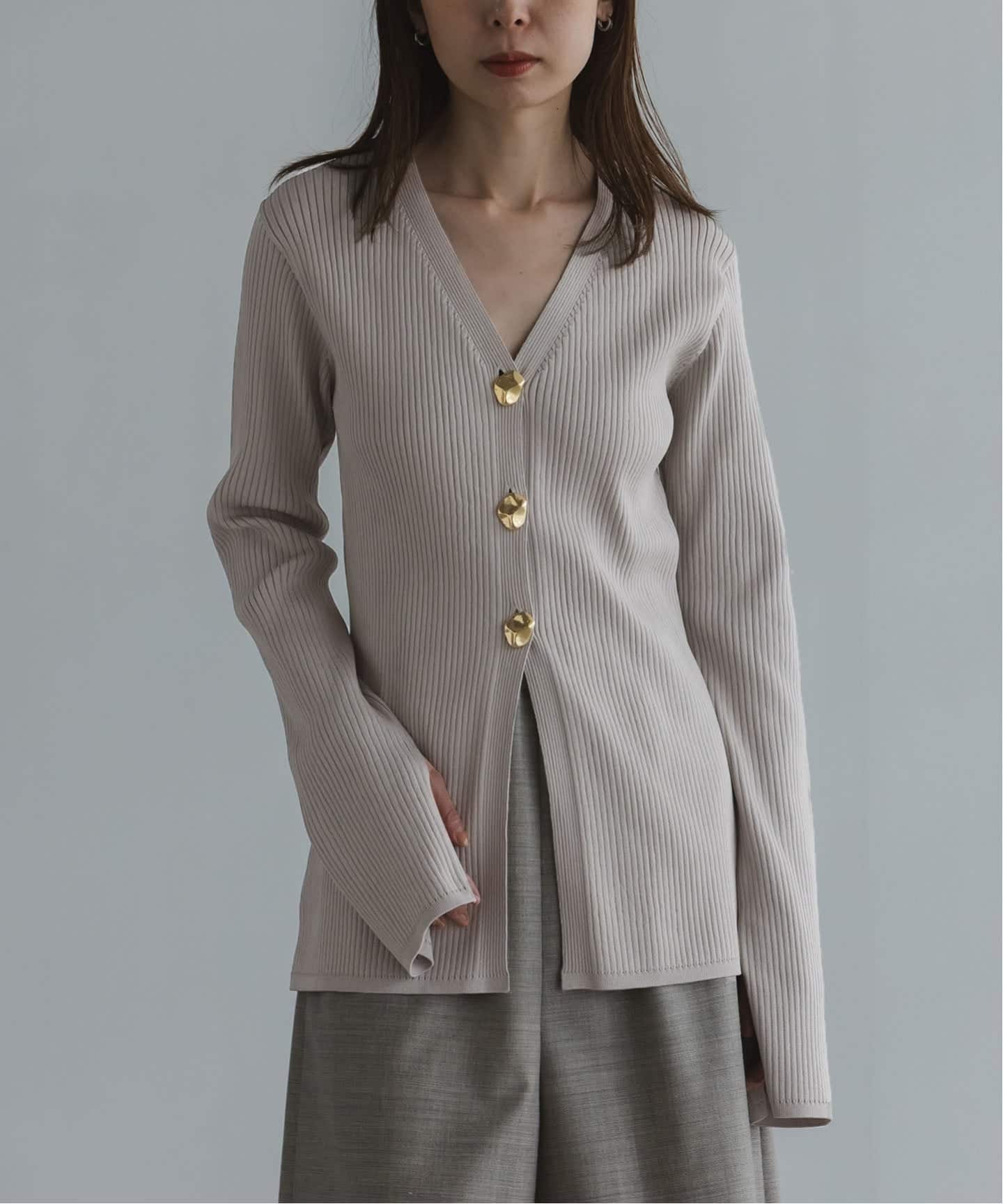 ELENI/エルニ フロウゴールドボタンニット（ニット／セーター）｜NOBLE