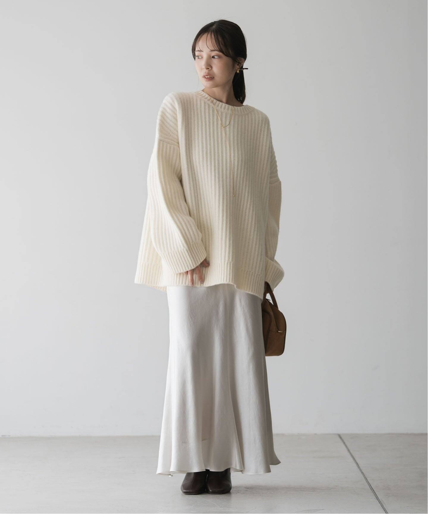 片畦ビッグニット（ニット／セーター）｜NOBLE（ノーブル）の通販