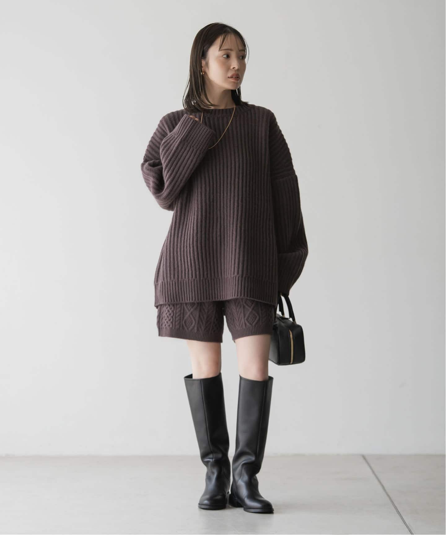 片畦ビッグニット（ニット／セーター）｜NOBLE（ノーブル）の通販