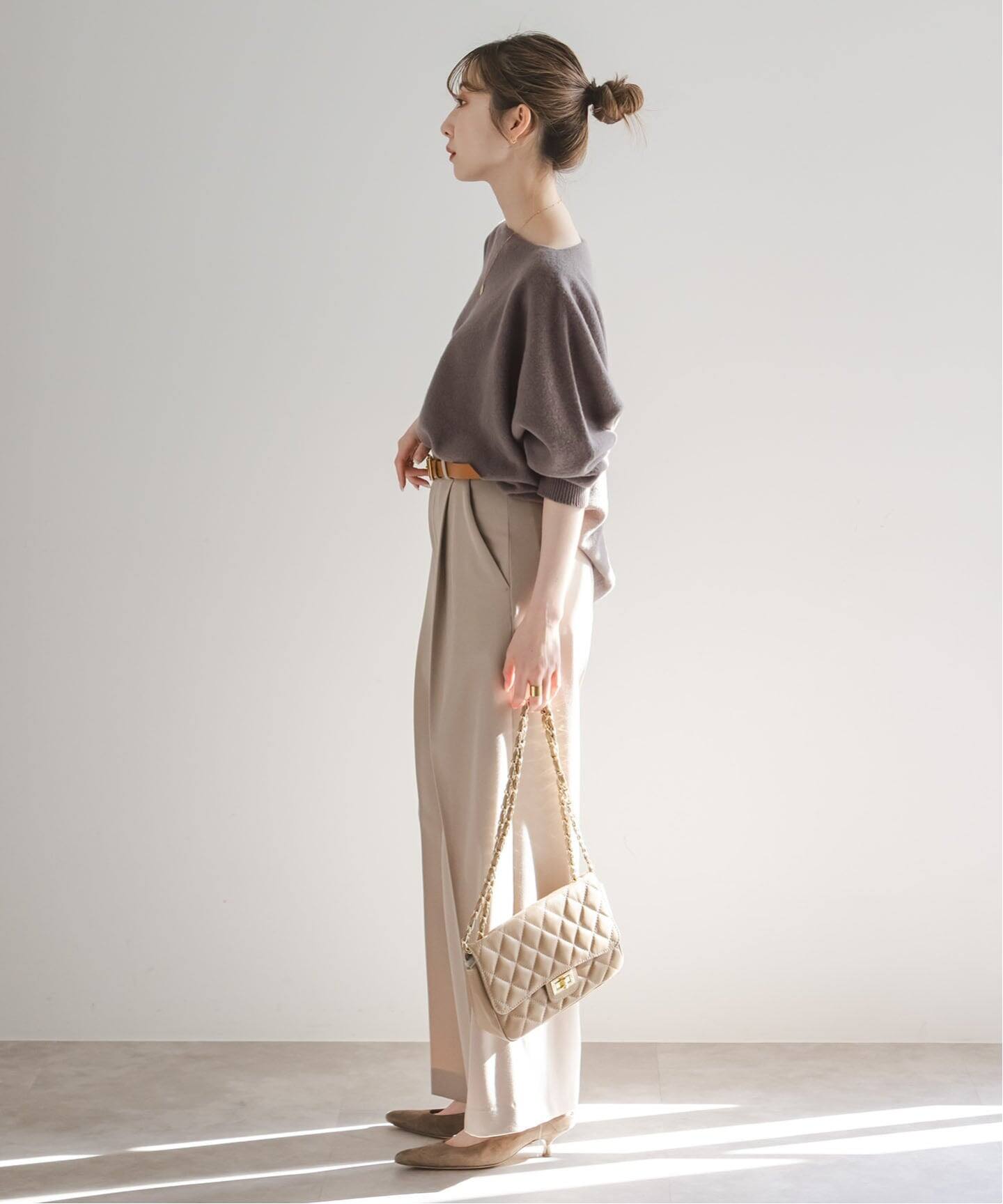 WEB限定カラー・追加4》ファインウールドルマンプルオーバー（ニット