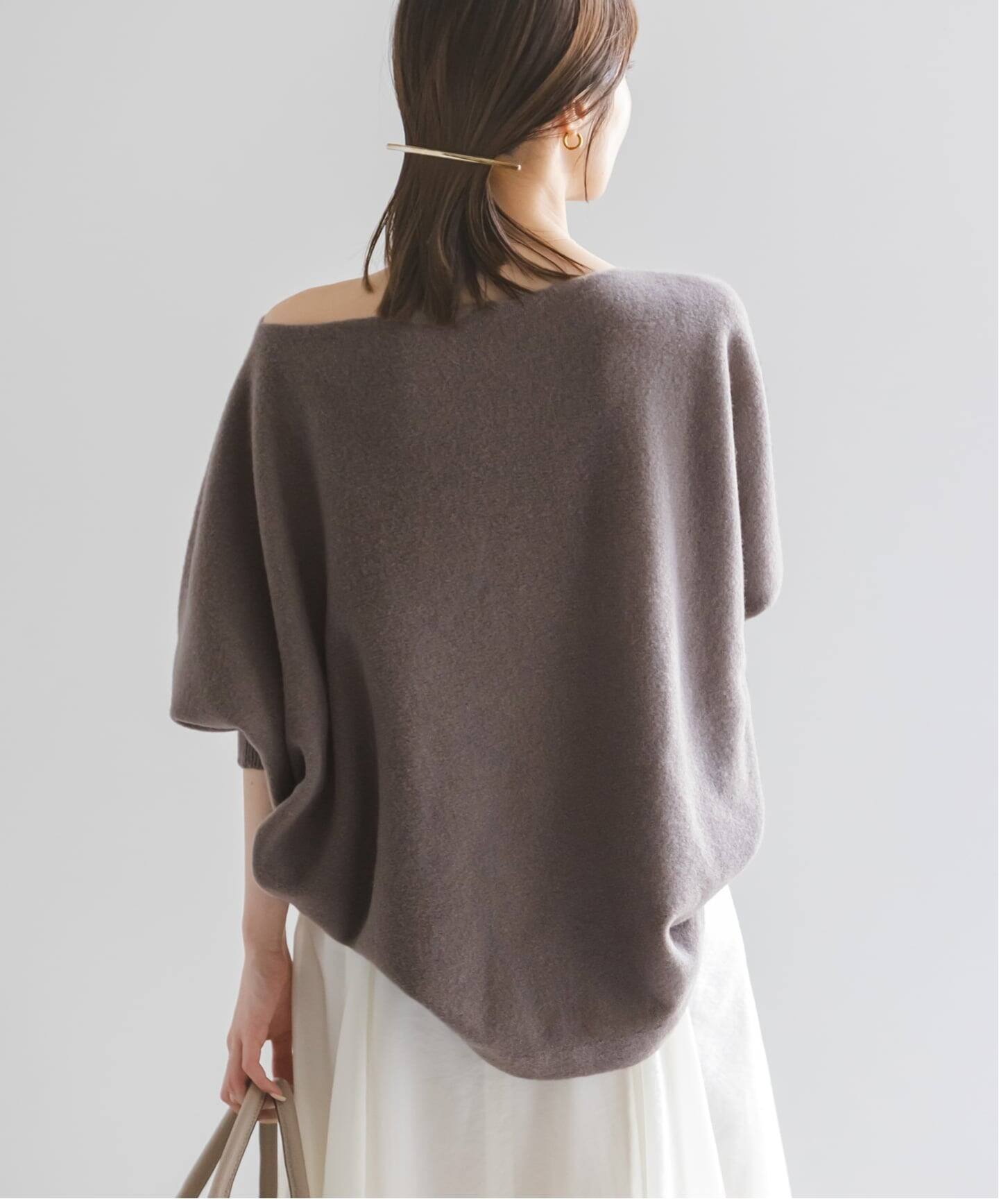 WEB限定カラー・追加4》ファインウールドルマンプルオーバー（ニット