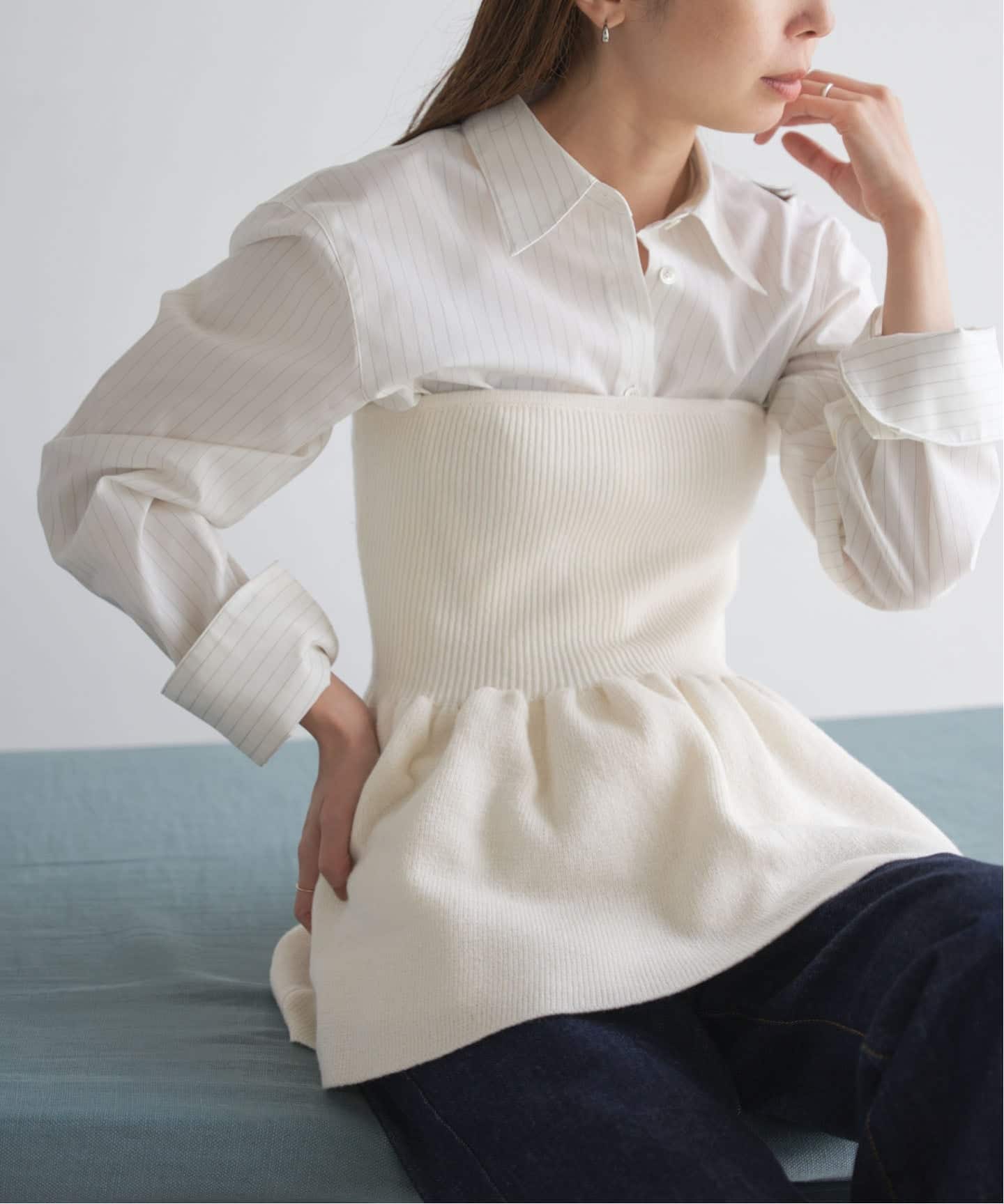 ニットビスチェ（ニット／セーター）｜NOBLE（ノーブル）の通販