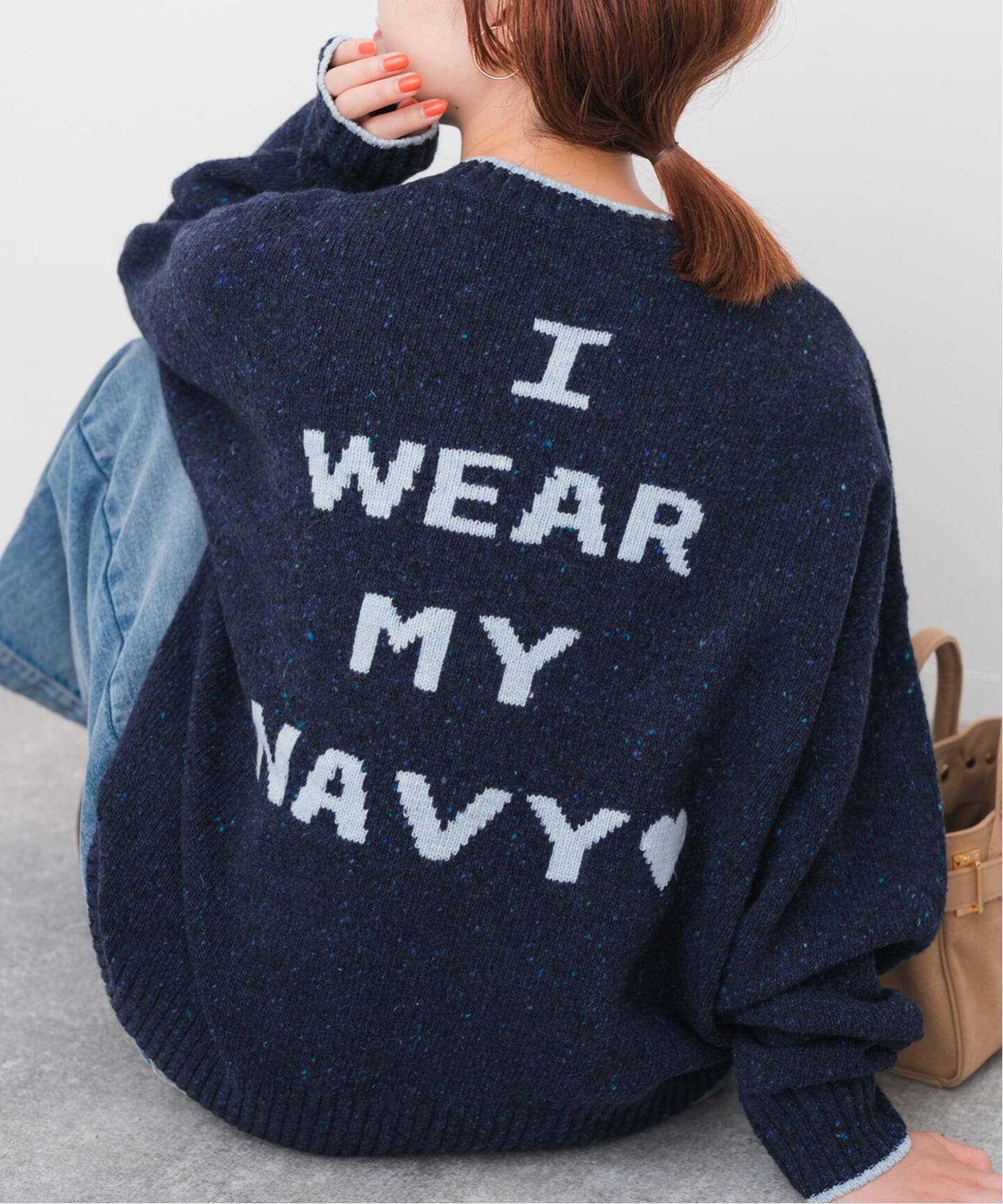 追加》ロゴインターシャニット（ニット／セーター）｜Spick and Span