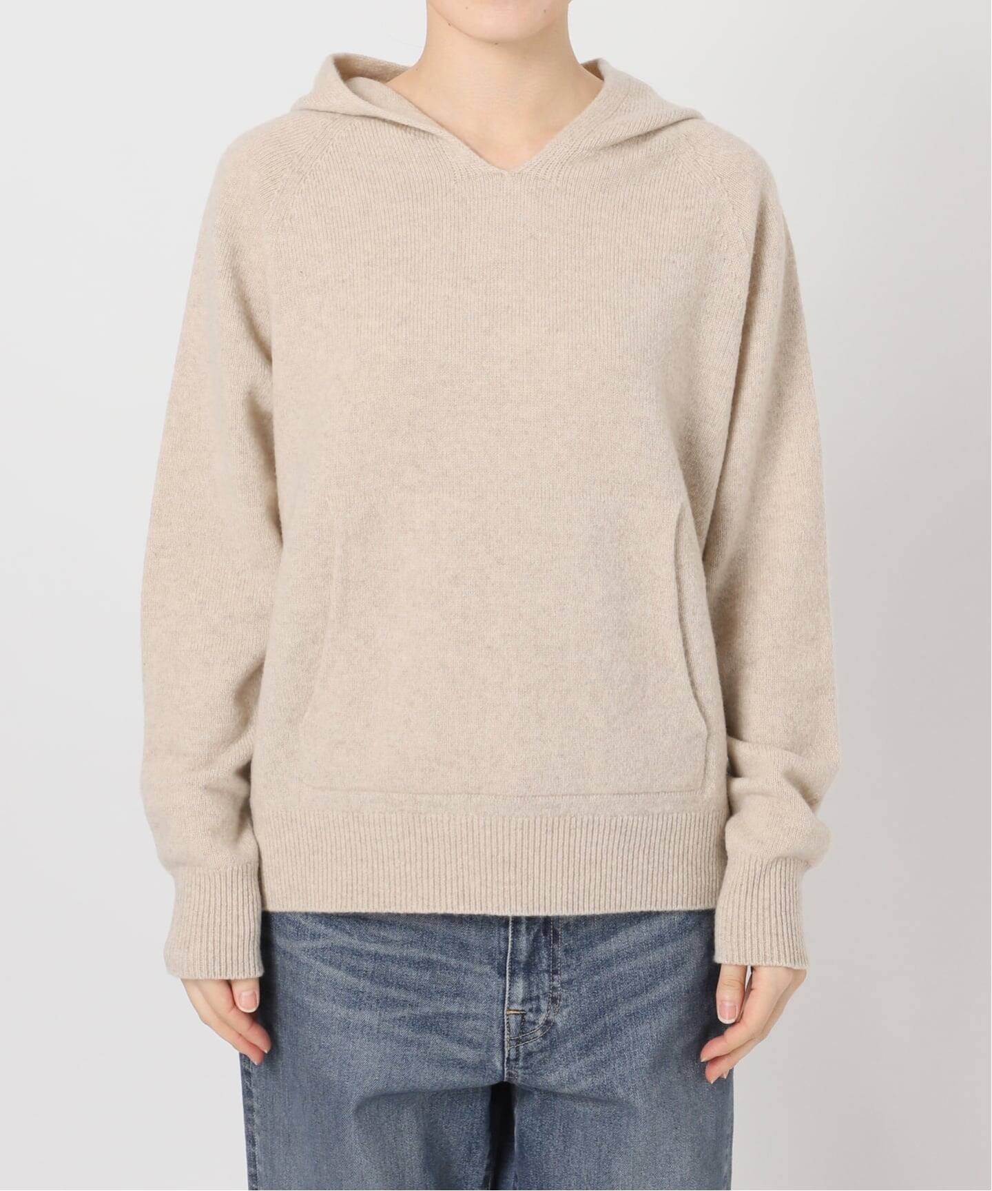 ≪追加≫圧縮ウールフードプルオーバー（ニット／セーター