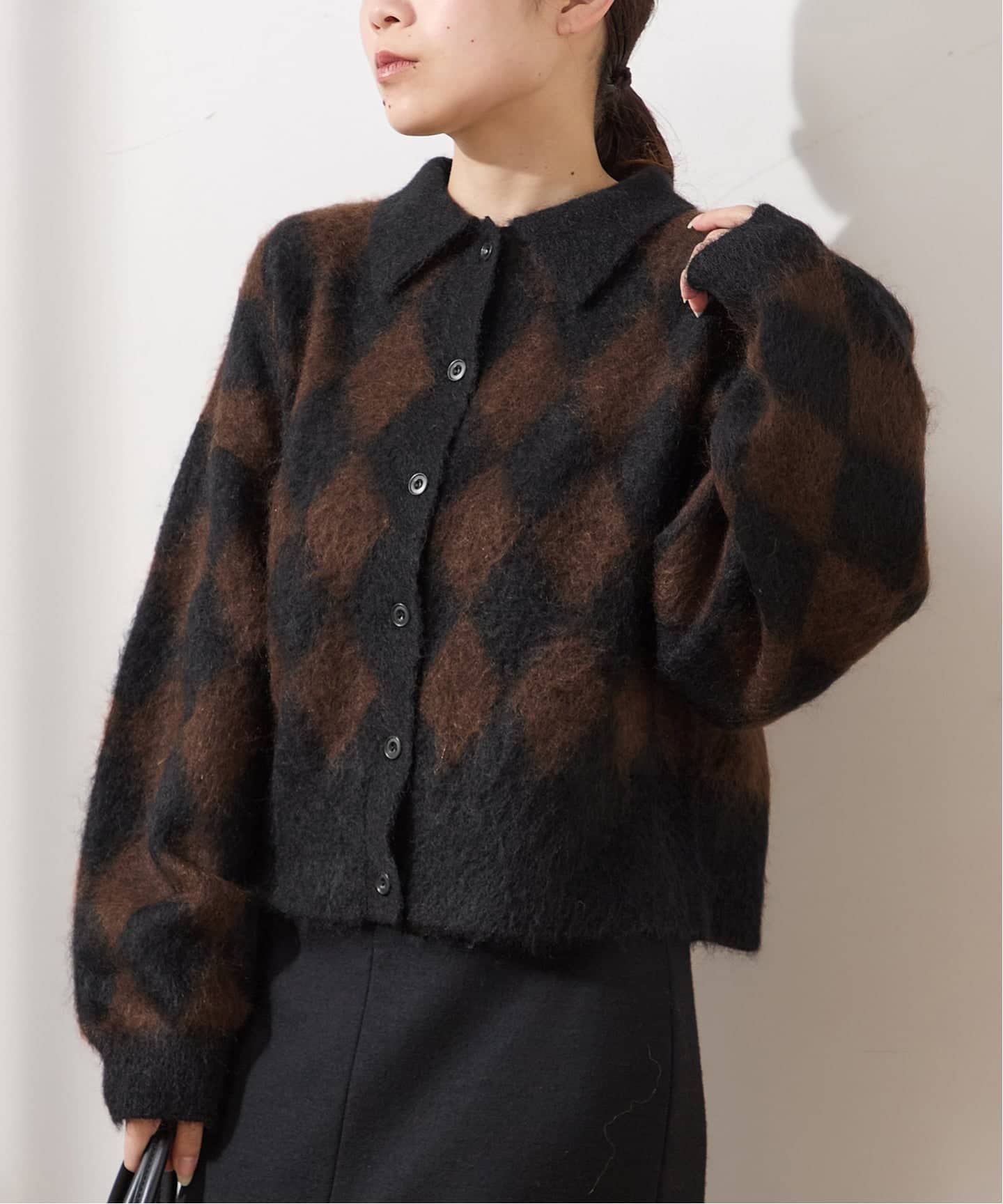 アーガイルニットカーディガン（カーディガン）｜JOURNAL STANDARD L