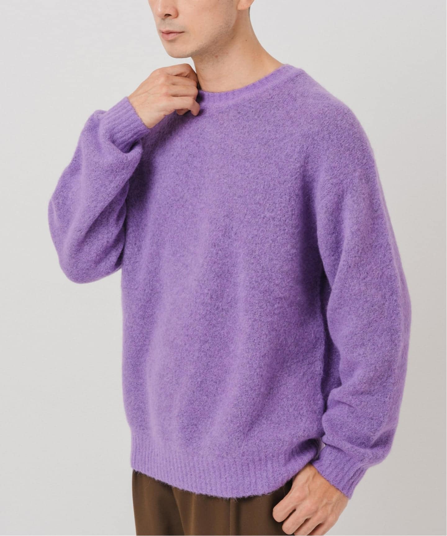 スリアルパカミックス クルーネックニット（ニット／セーター