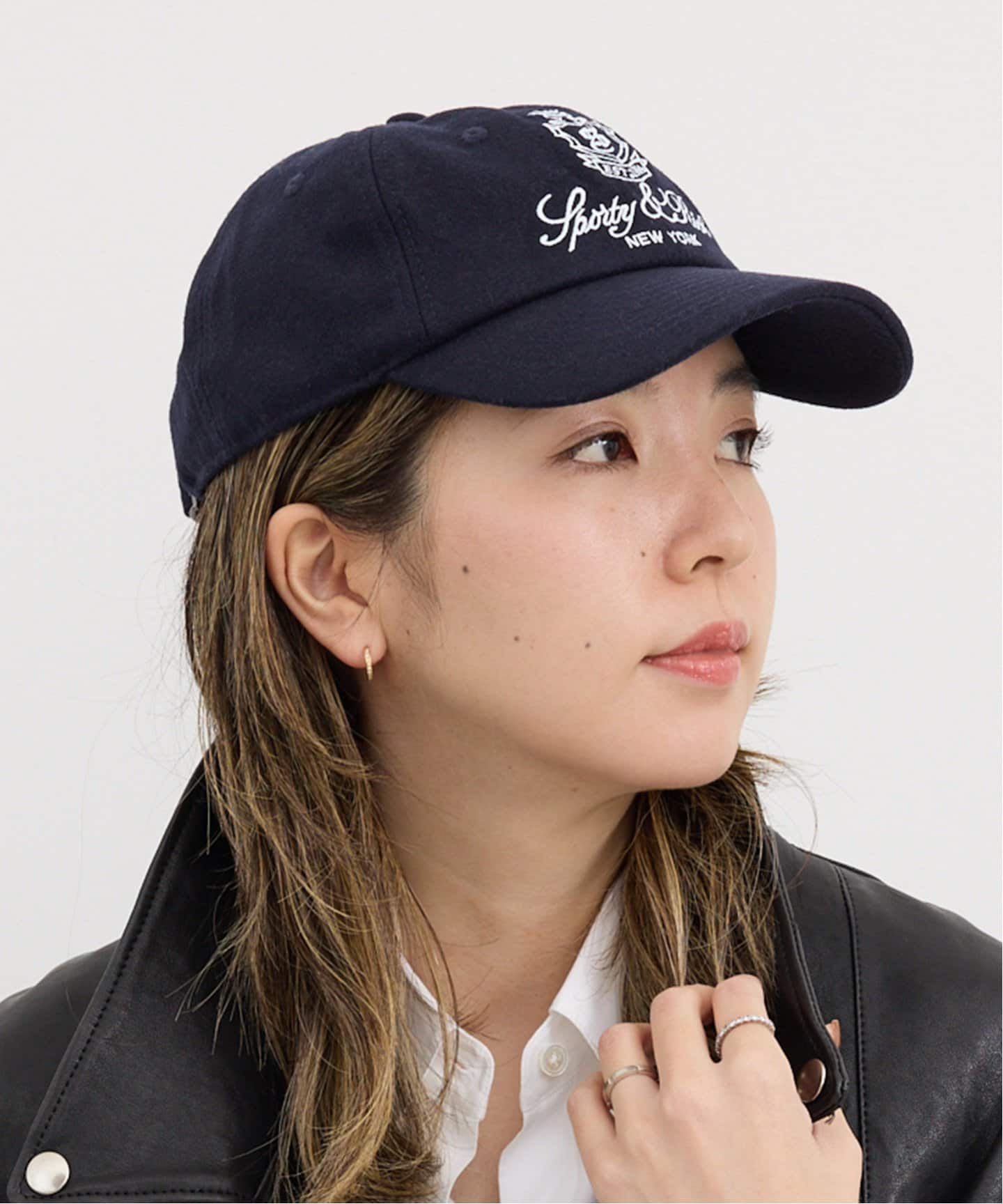 SPORTY&RICH/スポーティアンドリッチ】 VENDOME WOOL HAT（キャップ