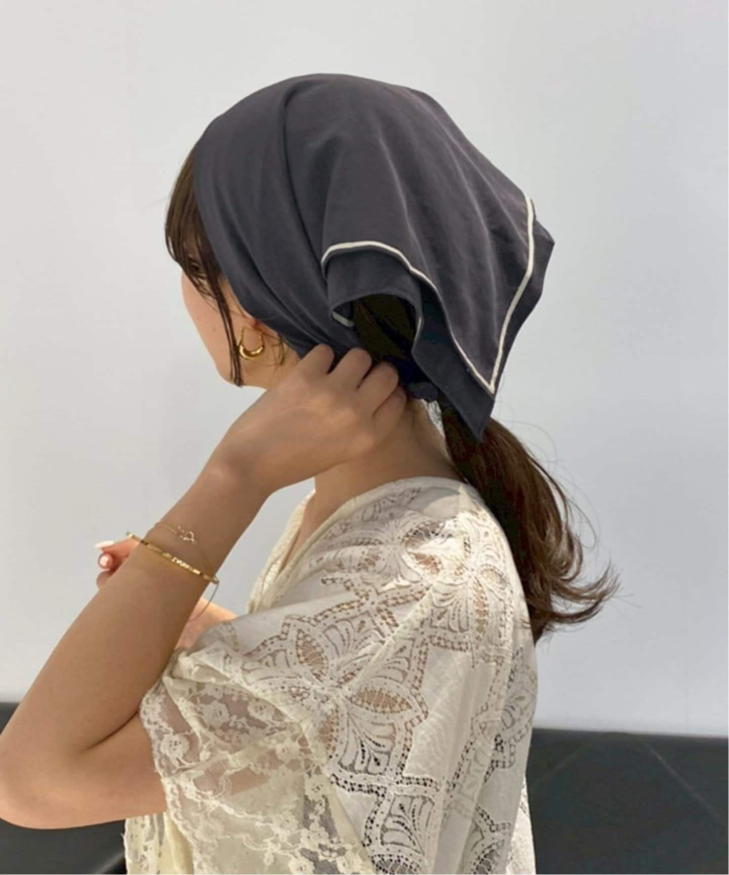 La Maison de Lyllis/ラメゾンドリリス BANDAスカーフ 2251006