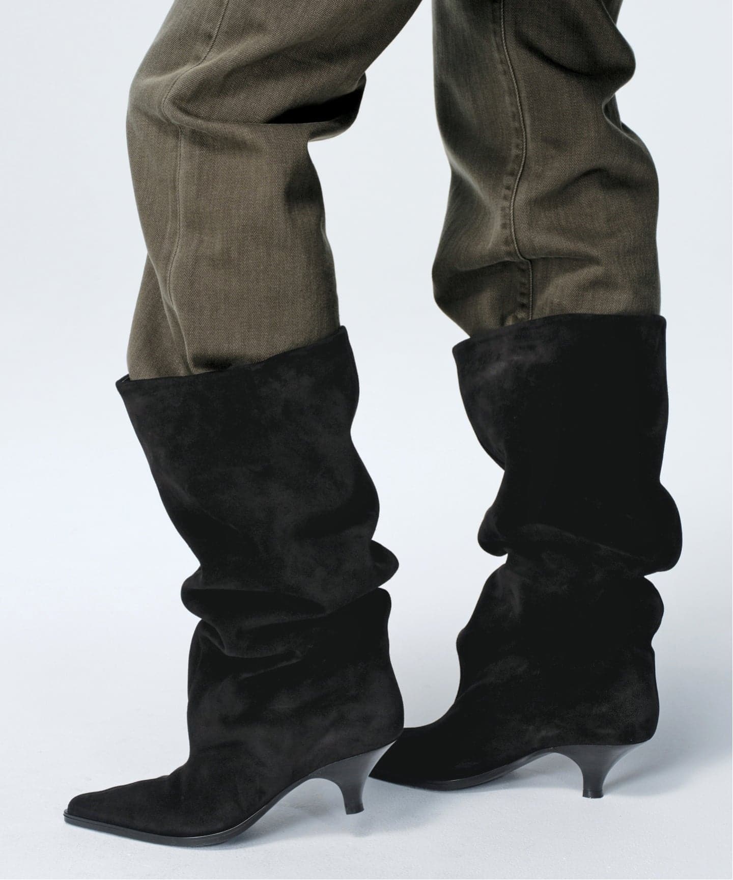 ELENA IACHI/エレナ イアチ】 5CM HEEL BOOTS（ロングブーツ）｜L