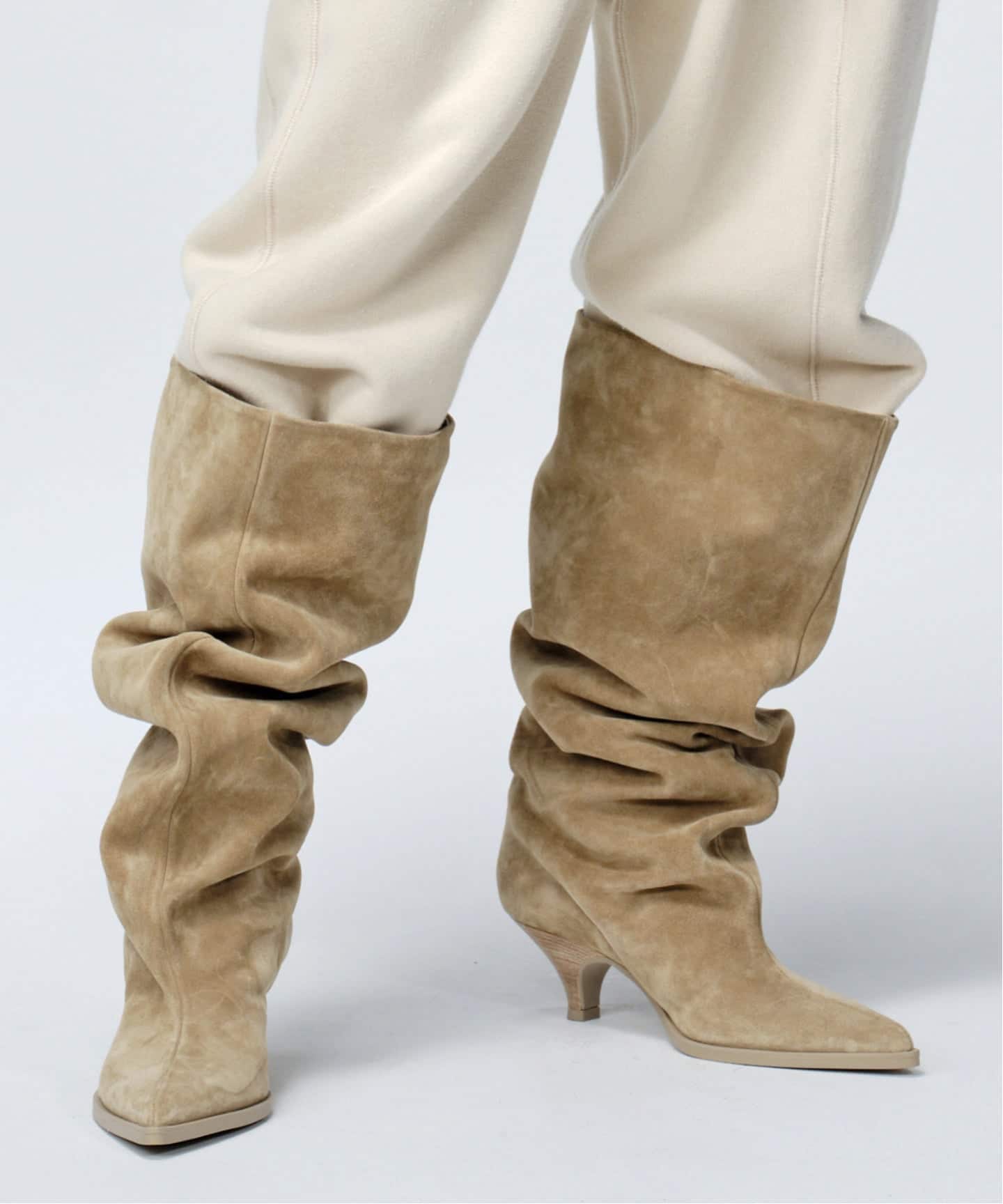 ELENA IACHI/エレナ イアチ】 5CM HEEL BOOTS（ロングブーツ）｜L