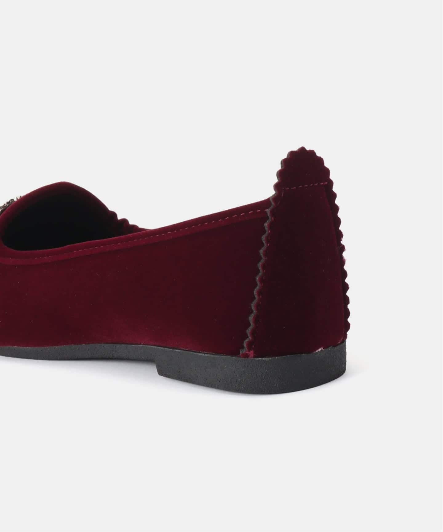 MALUS/マリュス】 Velvet bijou shoes（その他シューズ）｜L