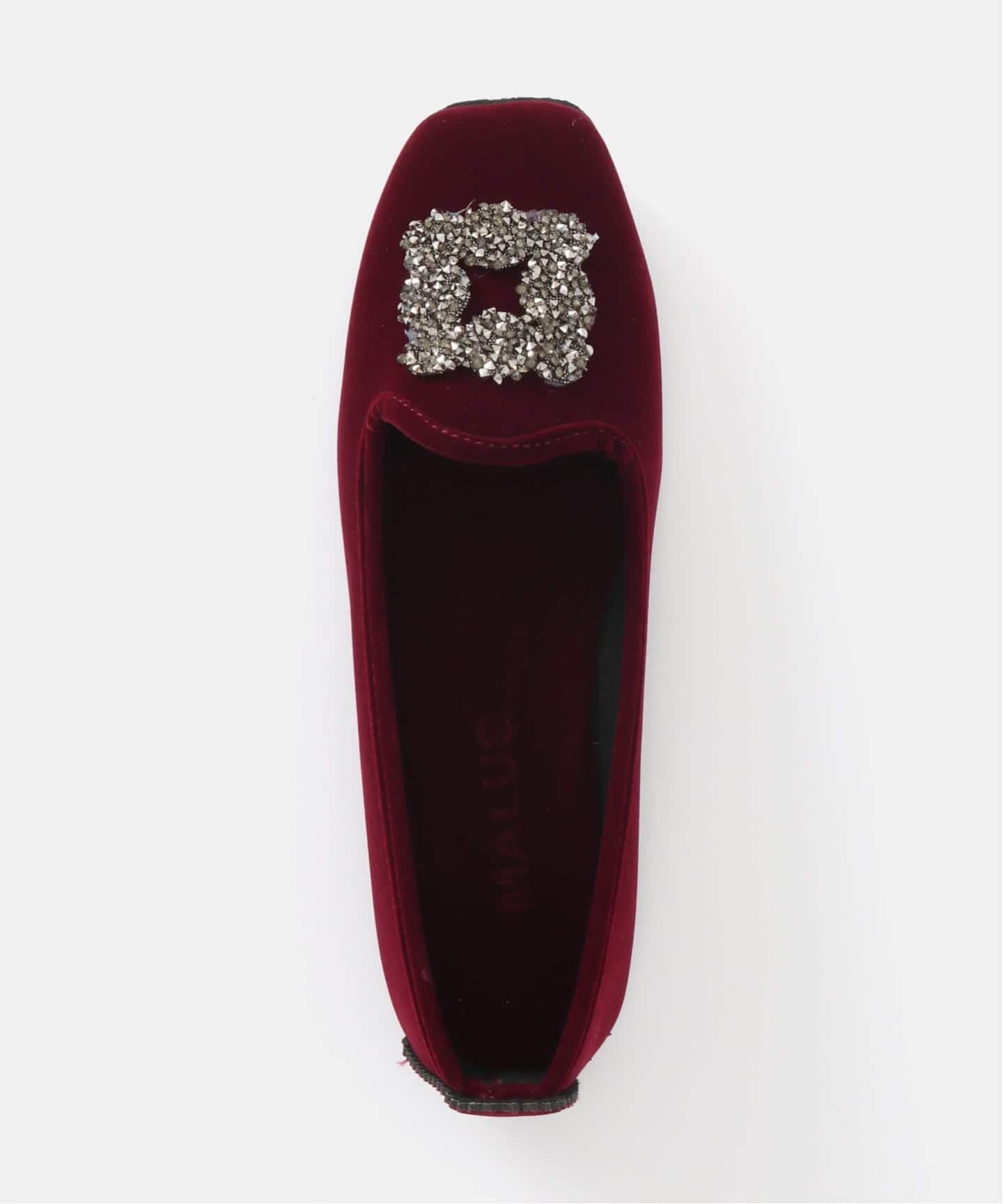 MALUS/マリュス】 Velvet bijou shoes（その他シューズ）｜L