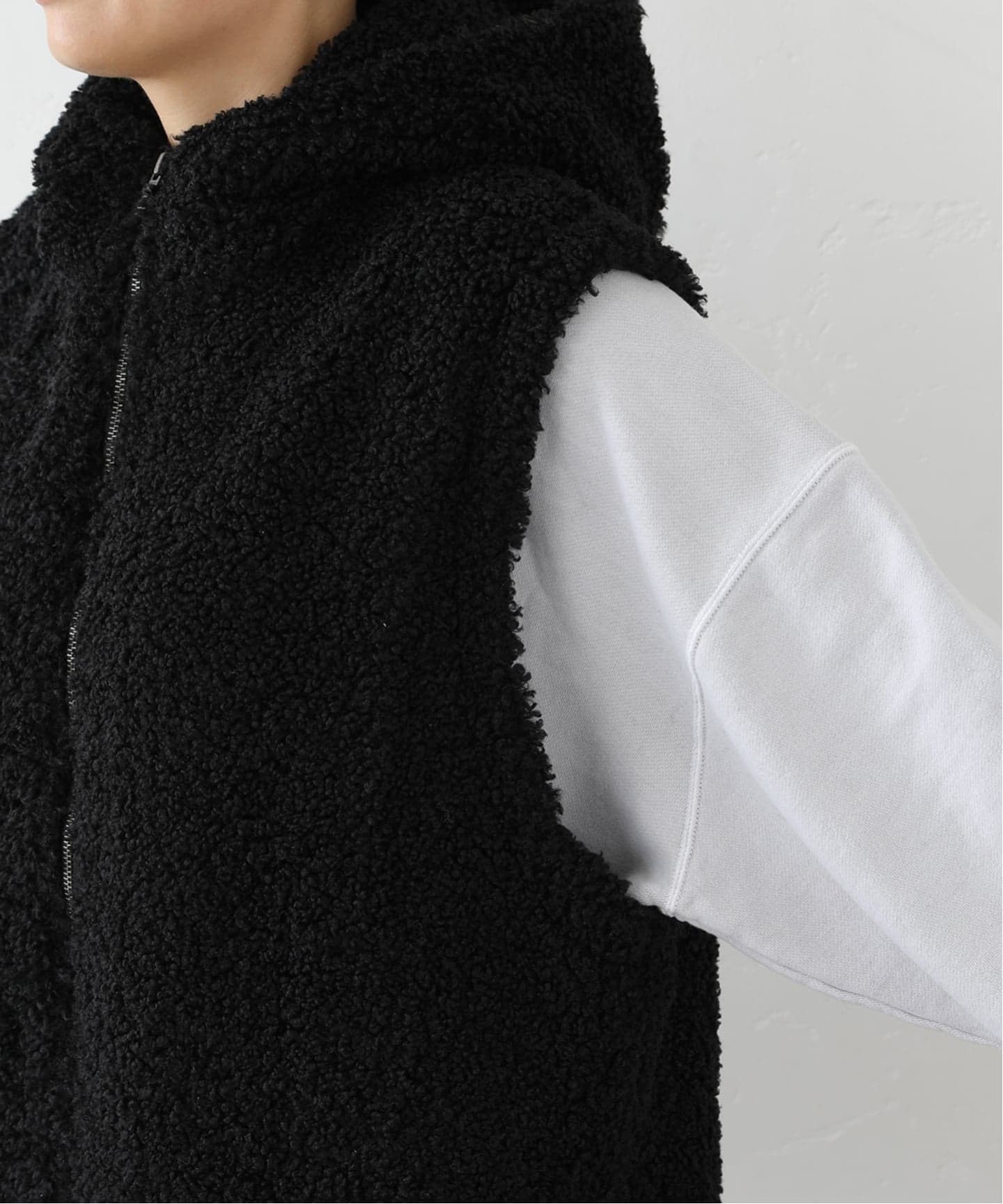 ボア フードベスト（ベスト）｜journal standard luxe（ジャーナル