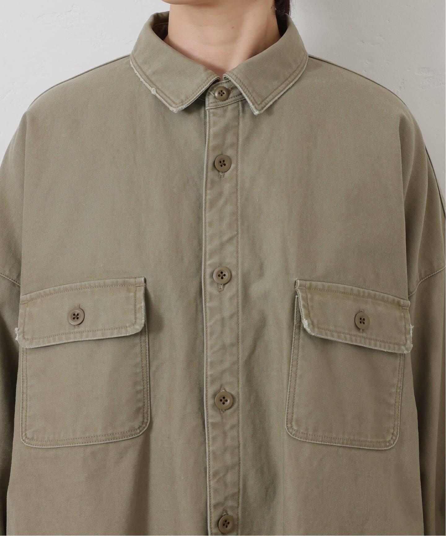 バックサテンCPOシャツブルゾン（その他ブルゾン／アウター）｜journal