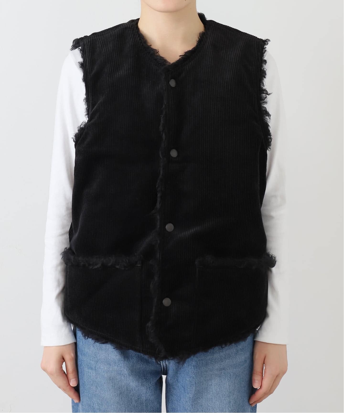 HARi】 REVERSIBLE WORK VEST（ベスト）｜journal standard luxe