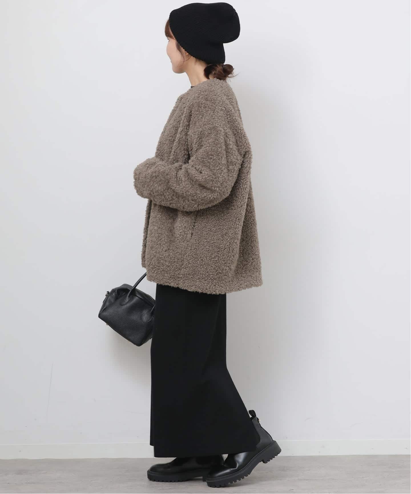 追加》ボアカラーレスジャケット（ボア・フリース）｜JOURNAL STANDARD