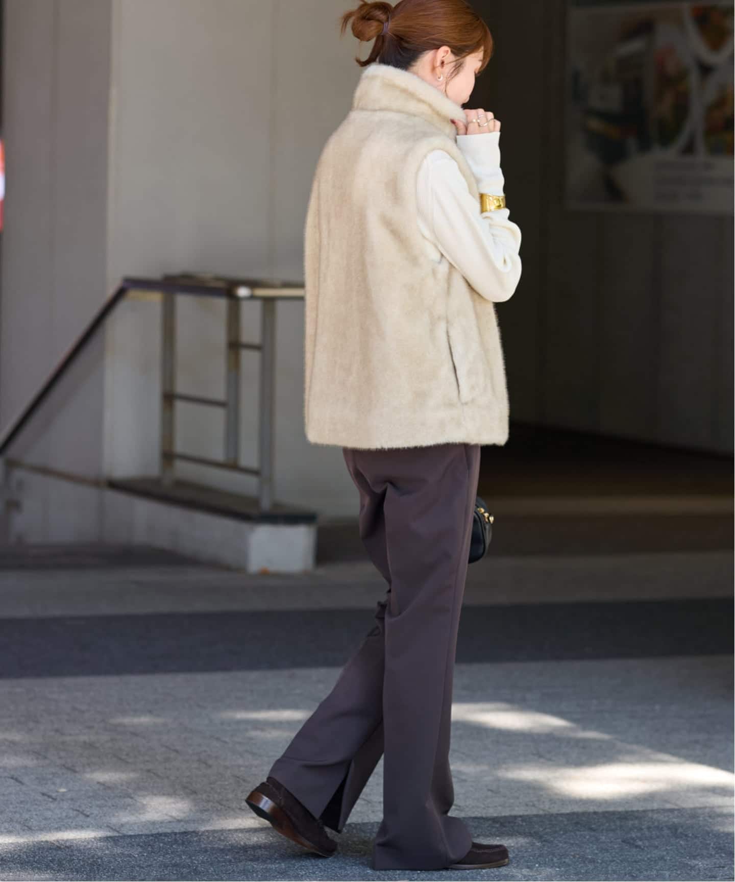 スタンドカラーファーベスト（ベスト）｜JOURNAL STANDARD relume