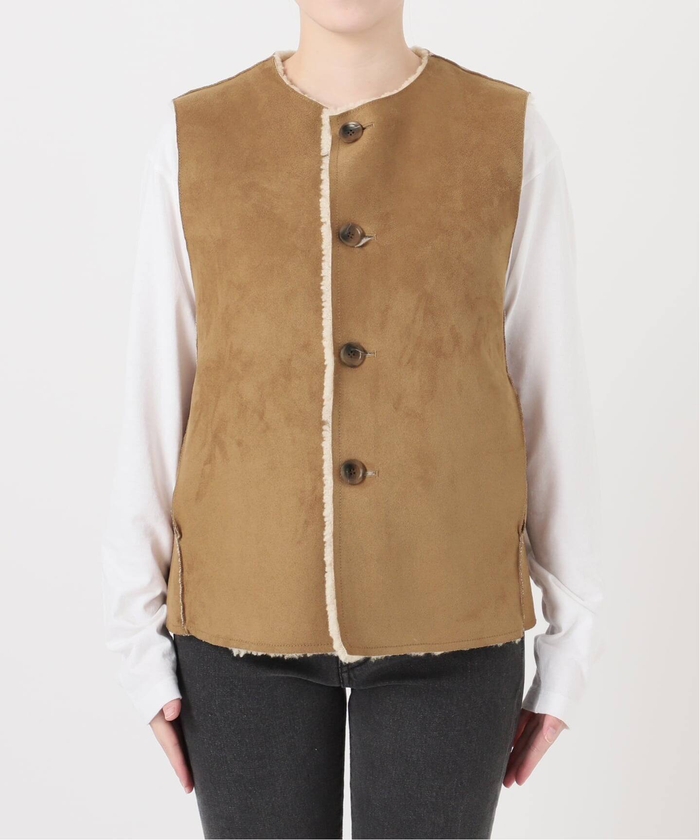 リバーシブルフェイクムートンベスト（ベスト）｜JOURNAL STANDARD