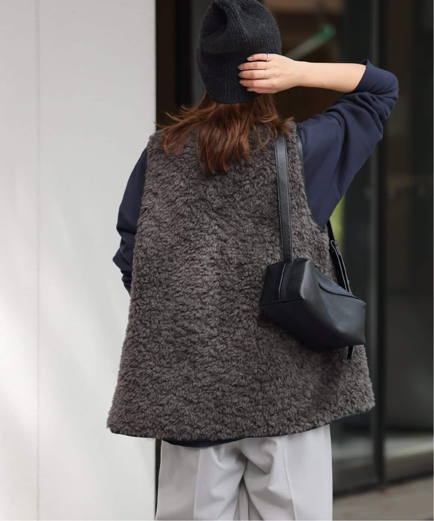 WEB限定追加》シープフェイクファージップベスト（ベスト）｜JOURNAL